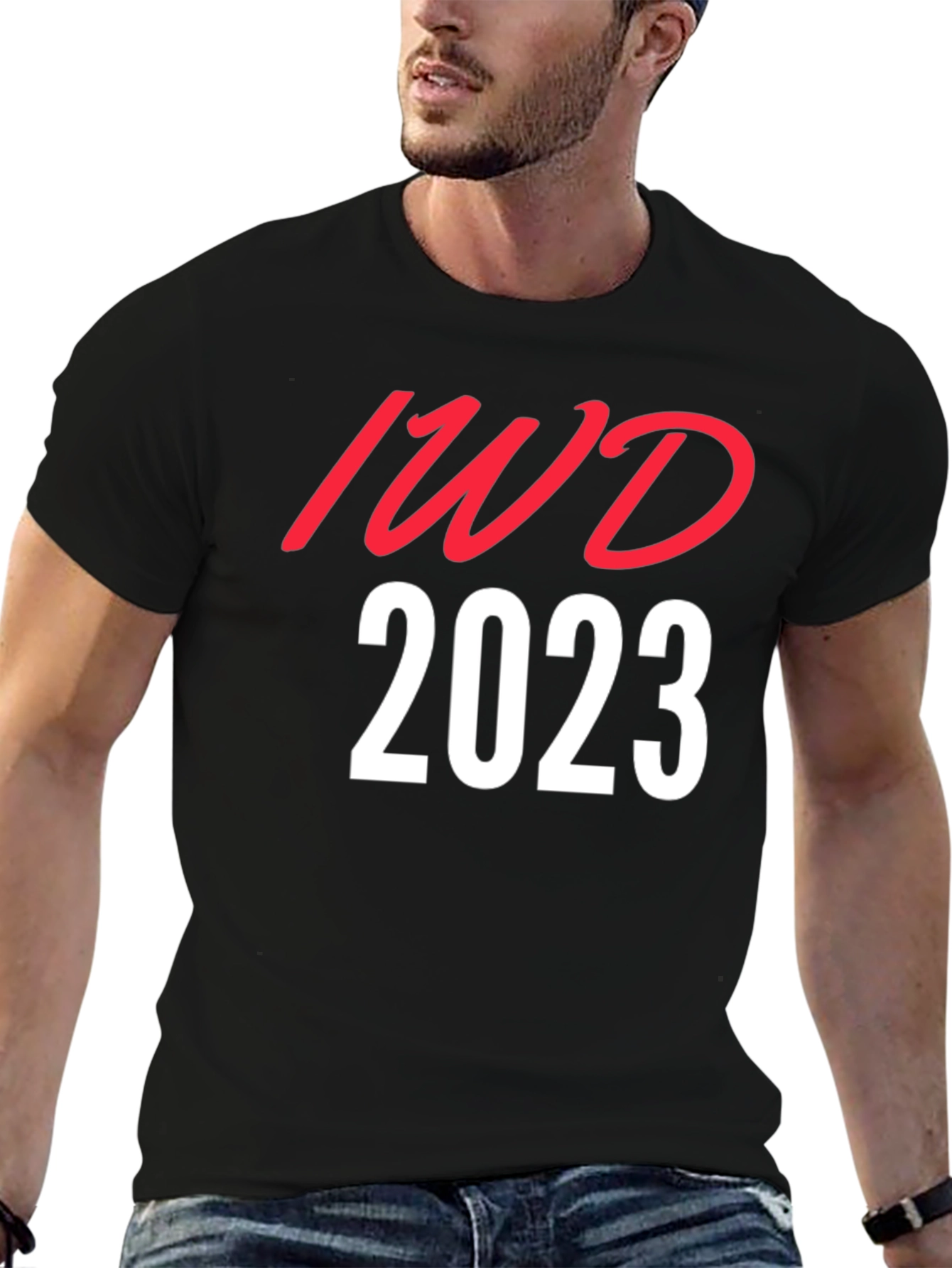 IWD 2023 Graphic T-Shirt - Black