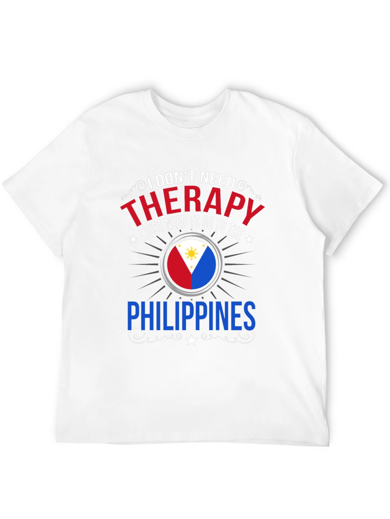 Philippines Therapy T-Shirt - Novelty Travel Tee