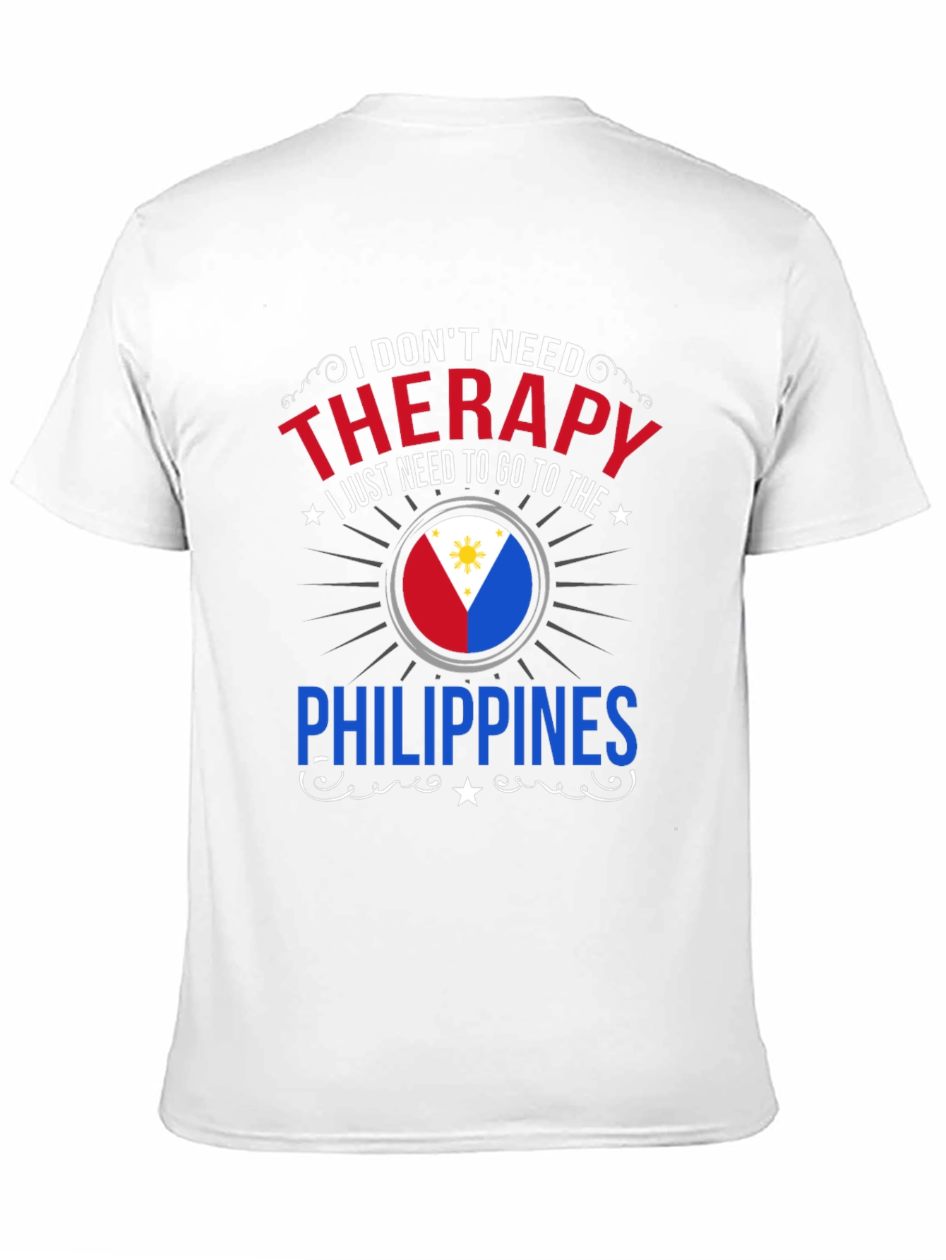 Philippines Therapy T-Shirt - Novelty Travel Tee
