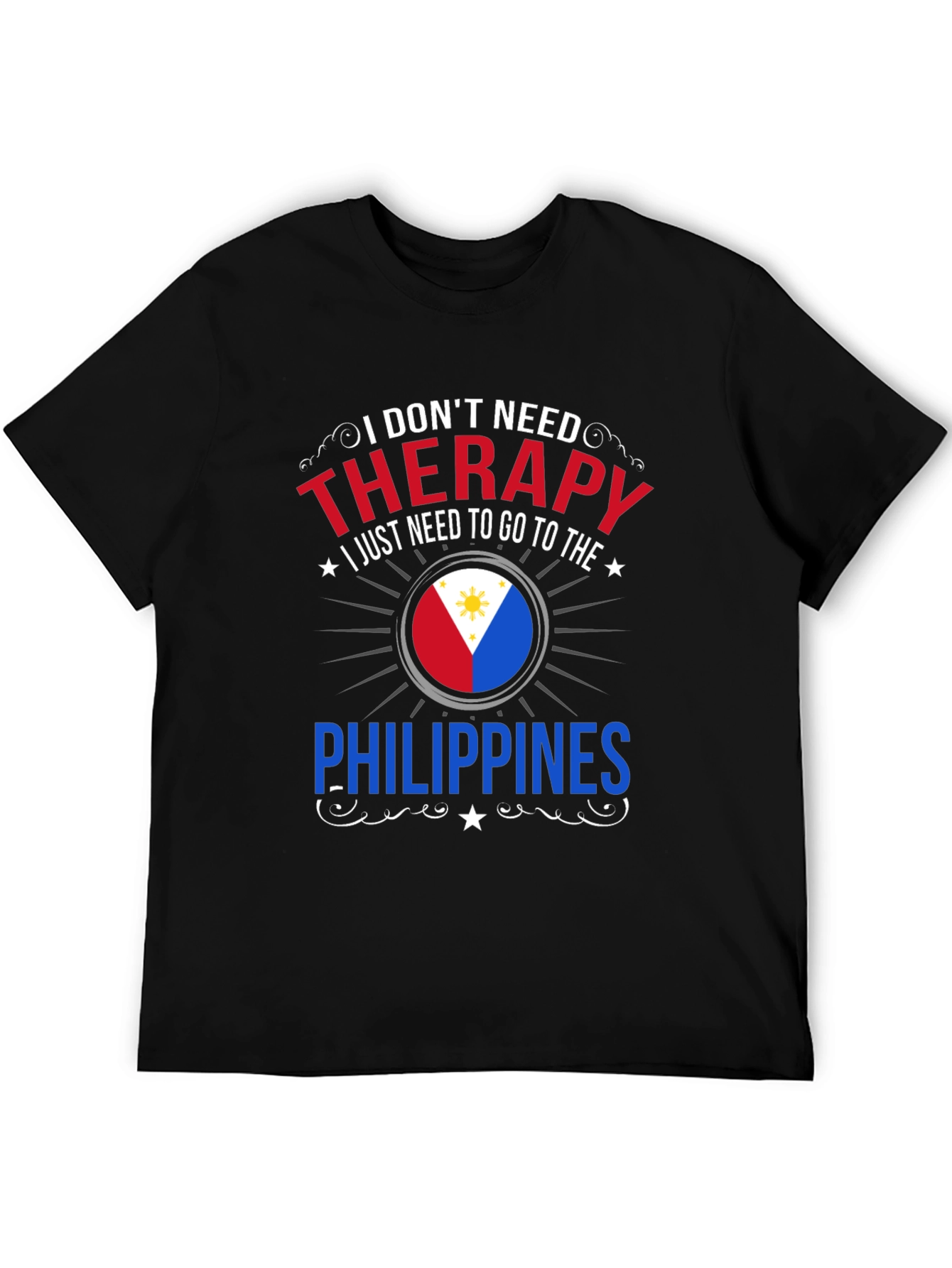 Philippines Therapy T-Shirt - Novelty Travel Tee