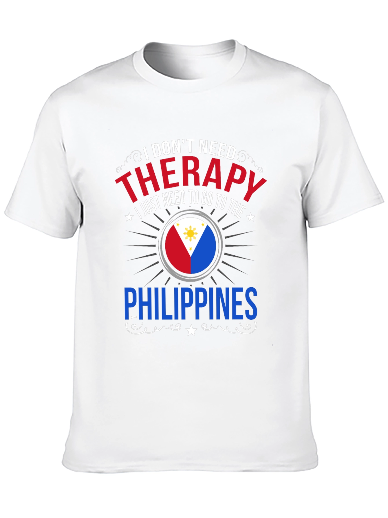 Philippines Therapy T-Shirt - Novelty Travel Tee