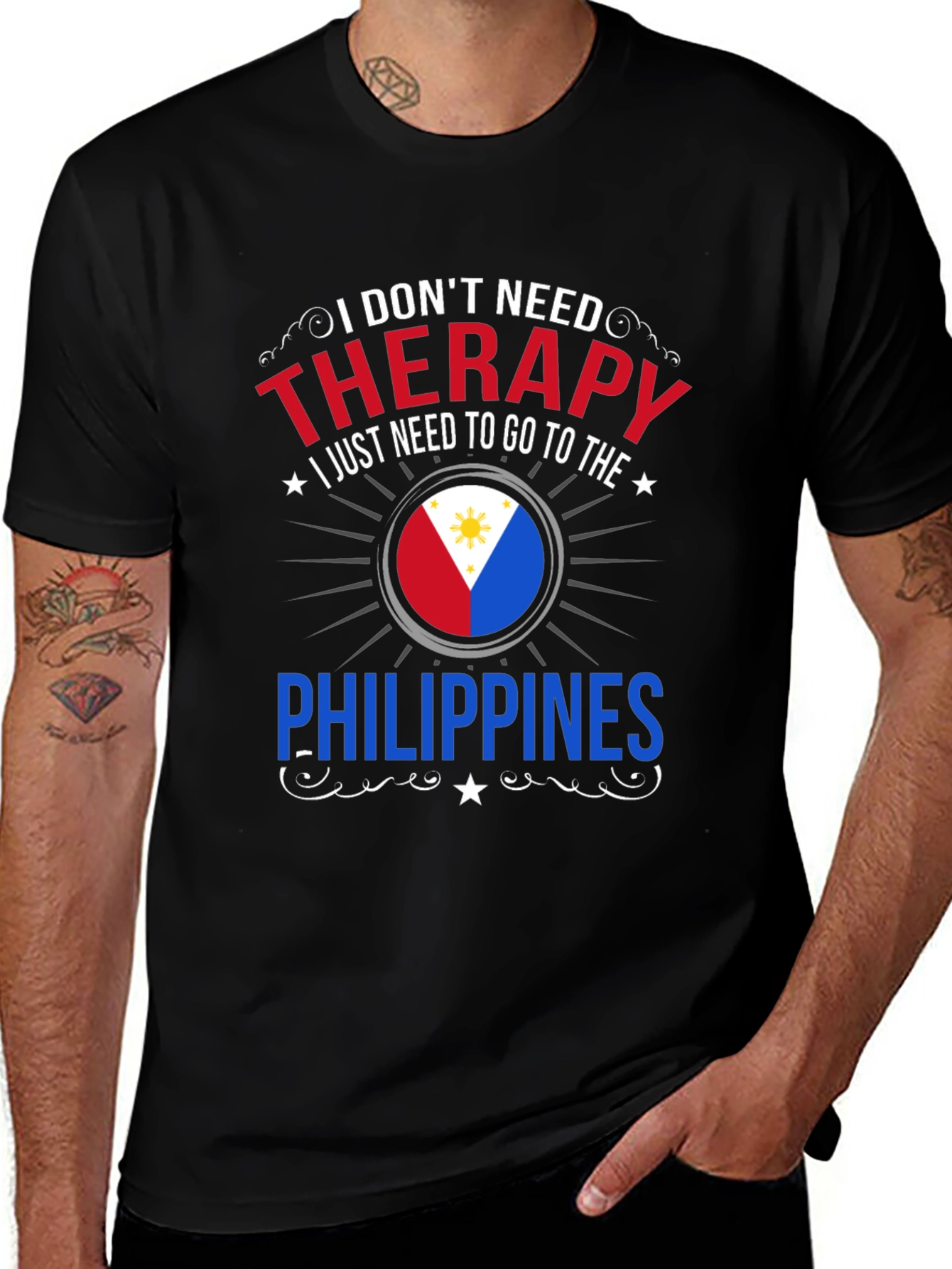 Philippines Therapy T-Shirt - Novelty Travel Tee