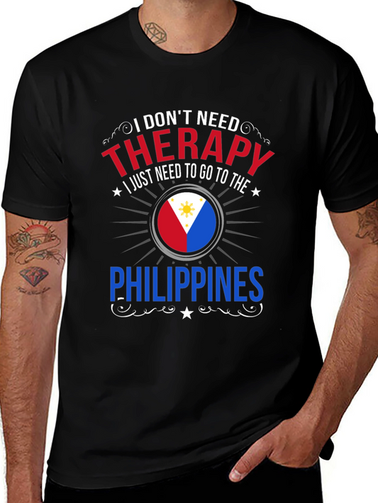 Philippines Therapy T-Shirt - Novelty Travel Tee