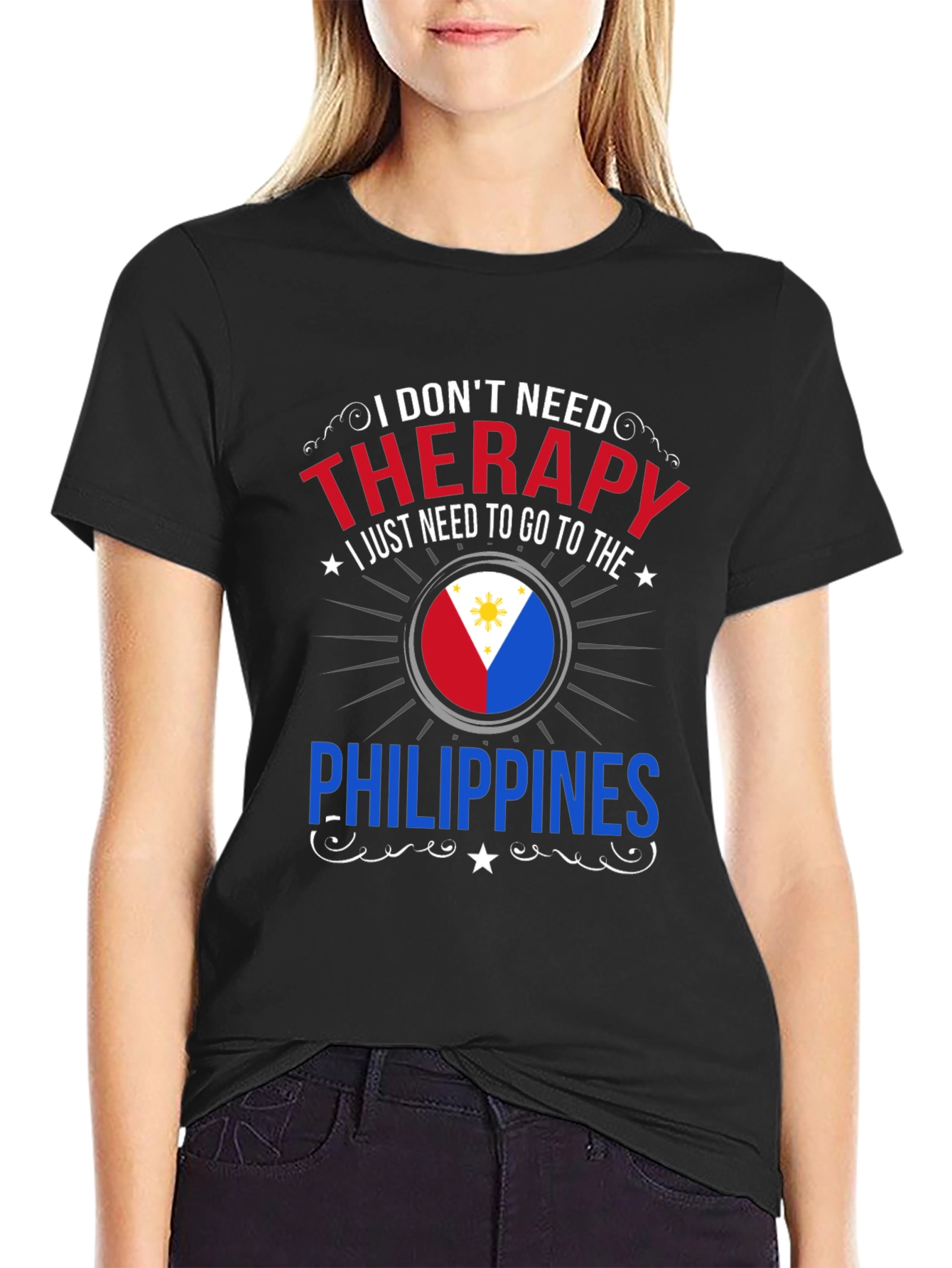 Philippines Therapy T-Shirt - Novelty Travel Tee