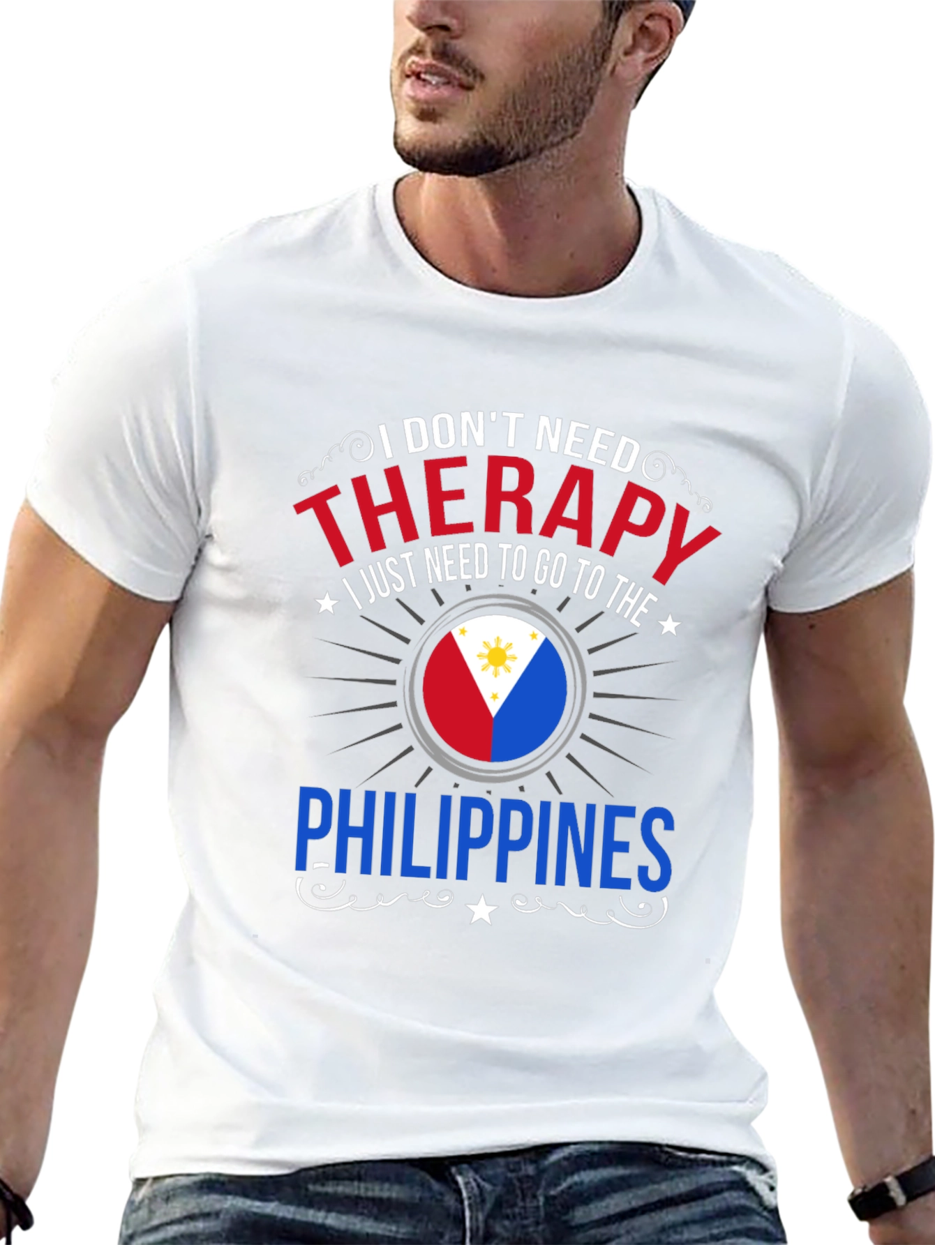 Philippines Therapy T-Shirt - Novelty Travel Tee