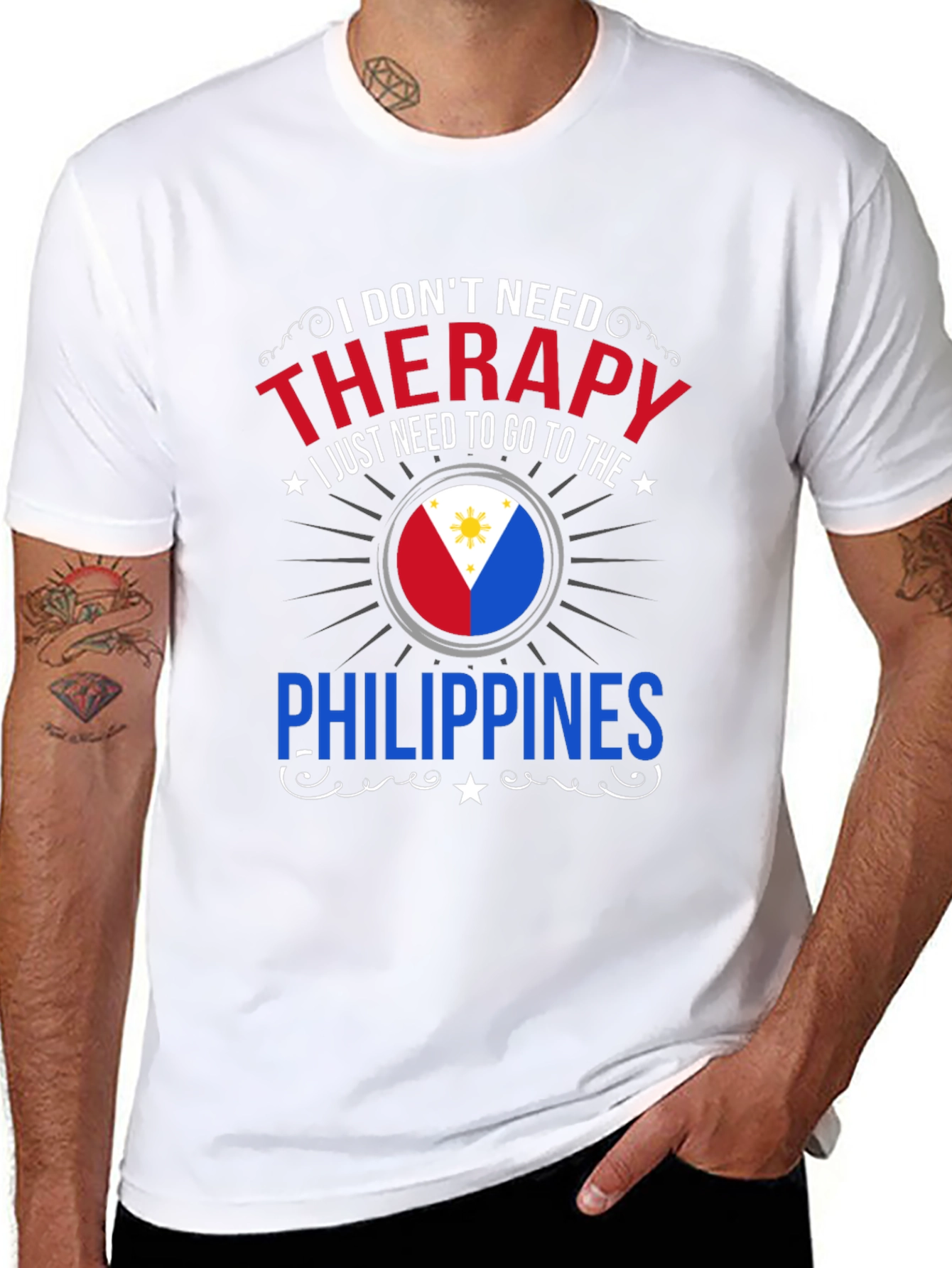 Philippines Therapy T-Shirt - Novelty Travel Tee