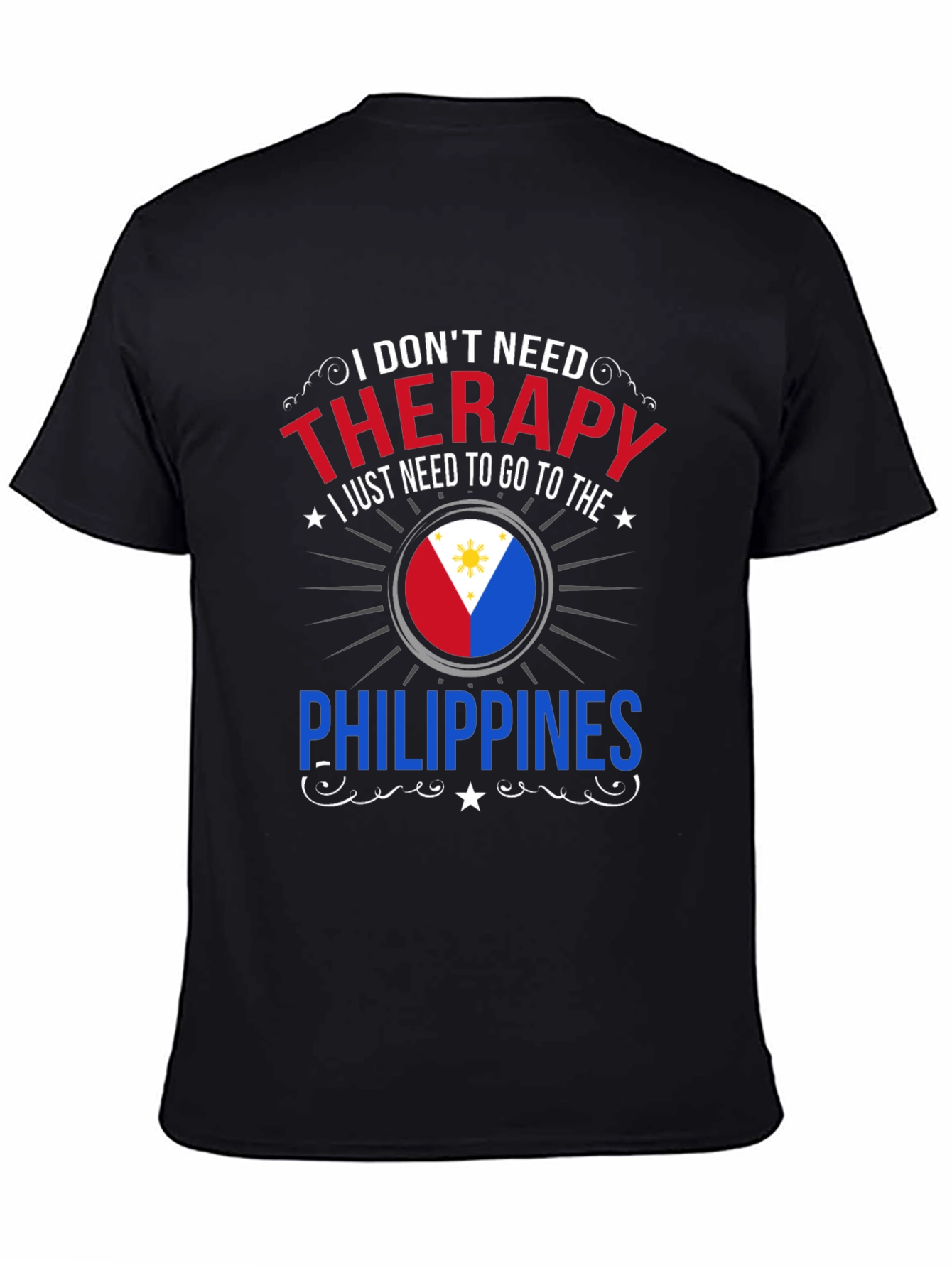 Philippines Therapy T-Shirt - Novelty Travel Tee