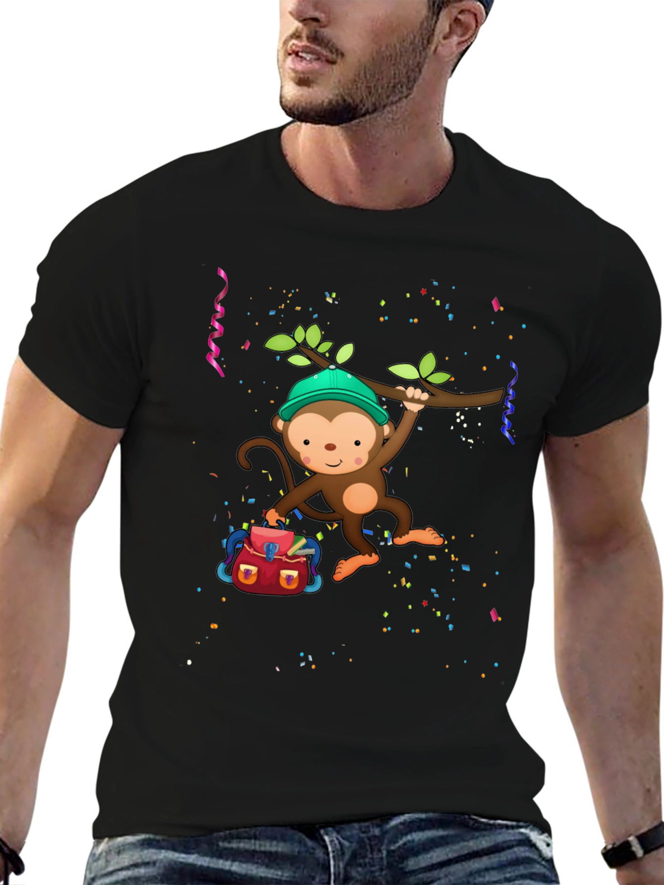 Monkeying Around in Style - Graphic Tee