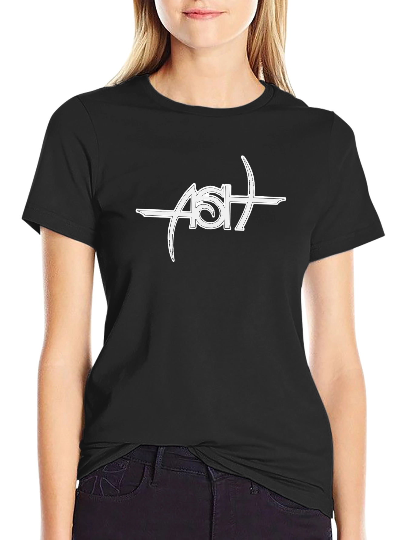 ASH Band Logo Black T-Shirt