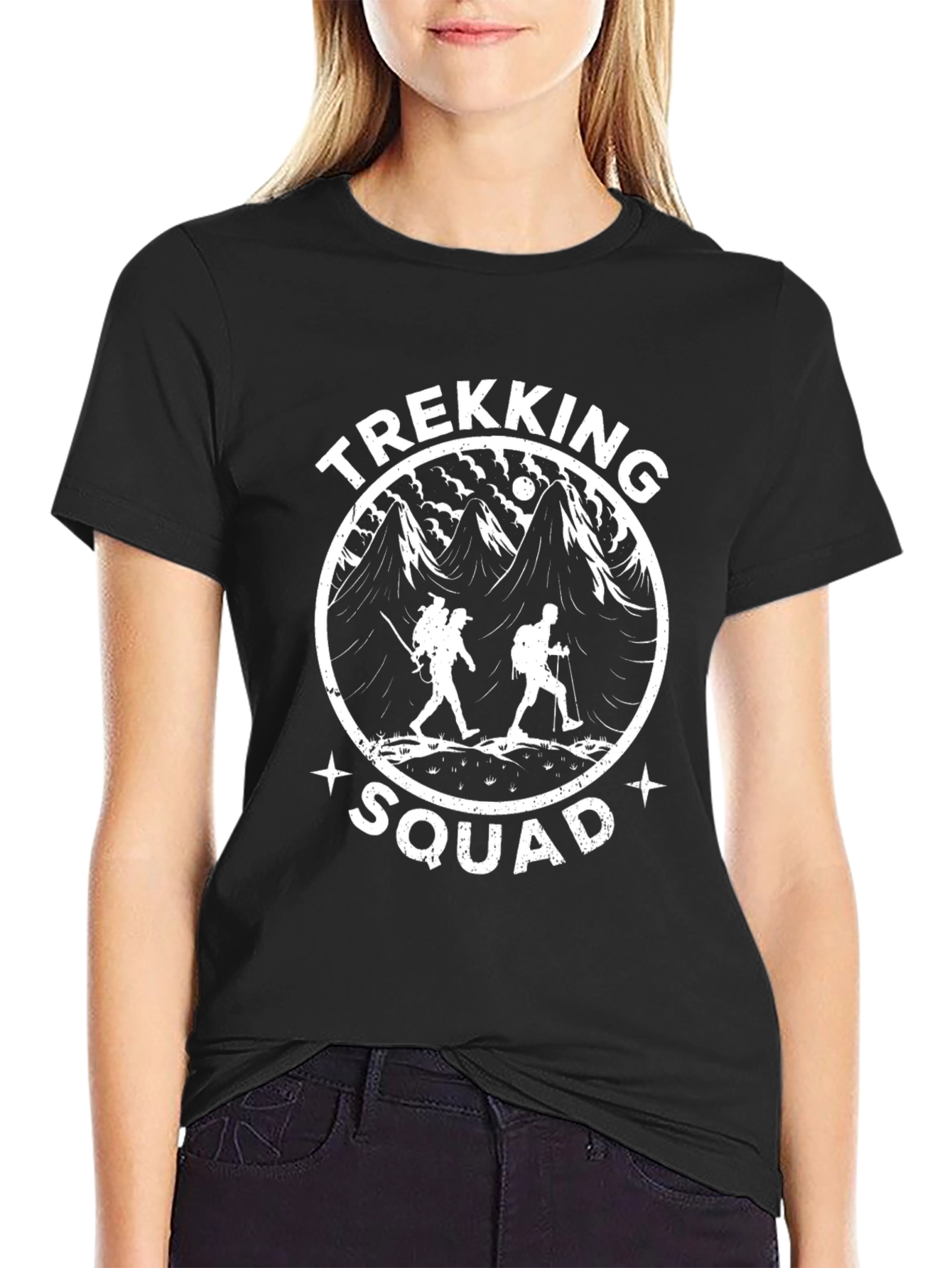 Trekking Squad T-Shirt - Mountain Adventure Tee