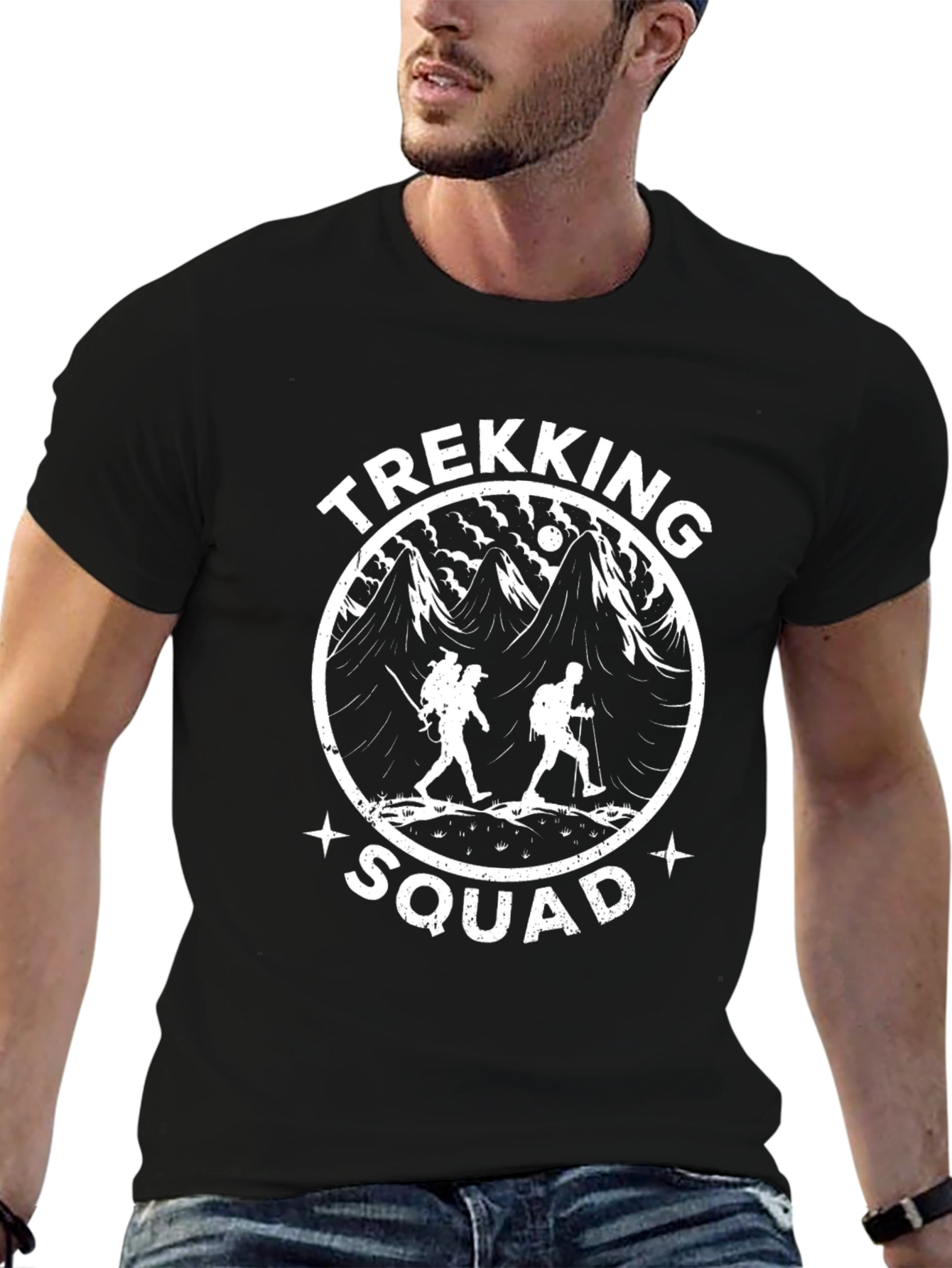 Trekking Squad T-Shirt - Mountain Adventure Tee