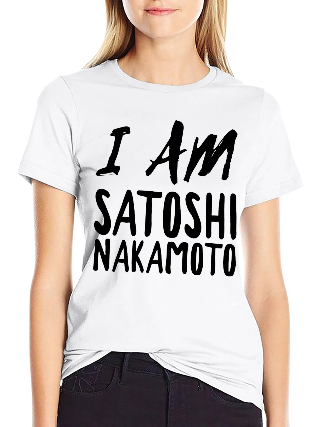 I Am Satoshi Nakamoto Black T-Shirt