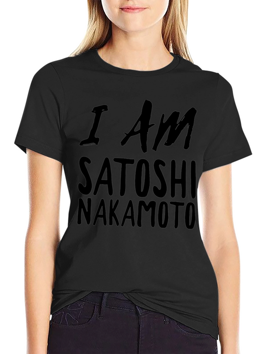 I Am Satoshi Nakamoto Black T-Shirt