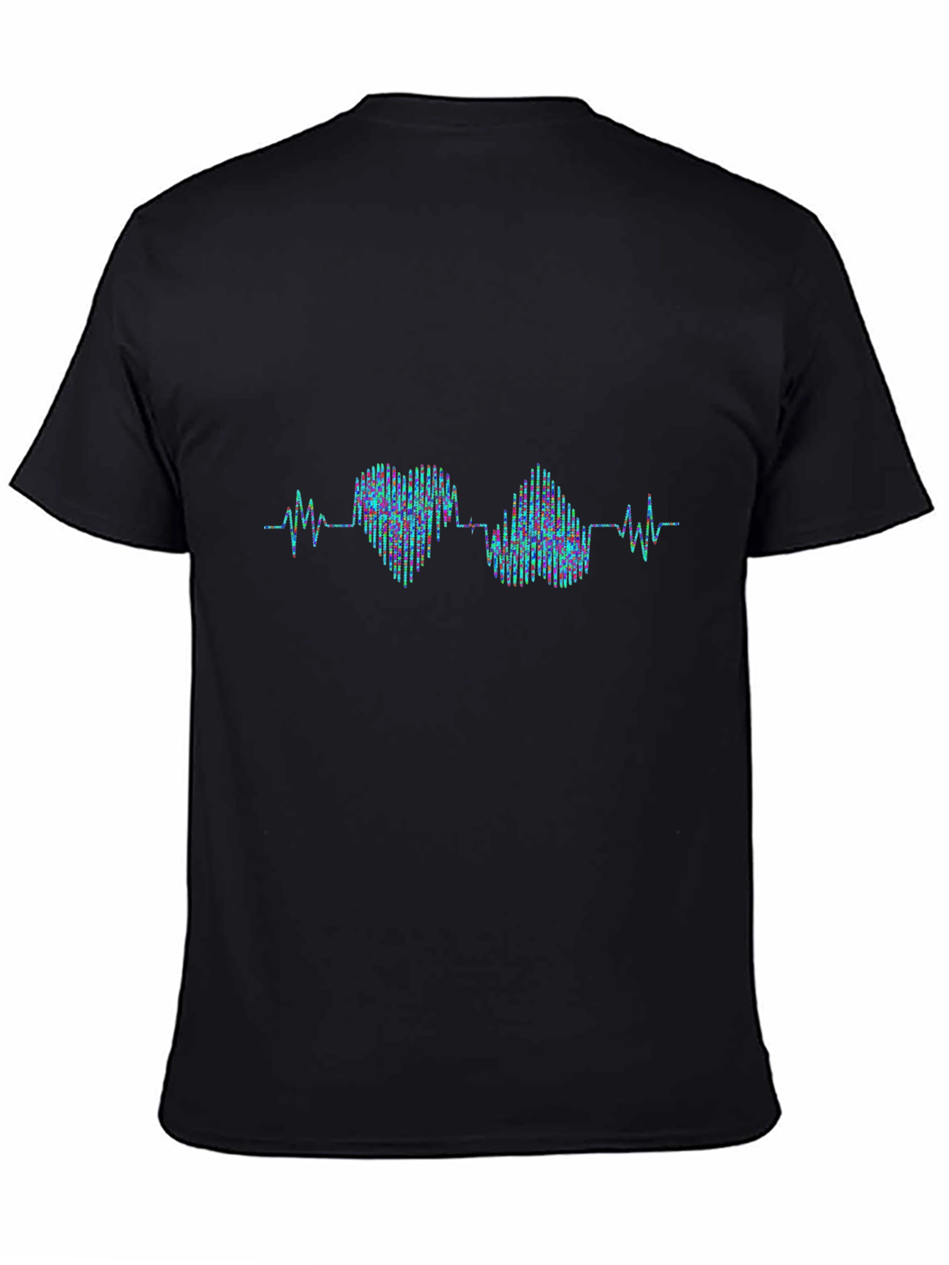 Heartbeat Heart & Brain Graphic T-Shirt
