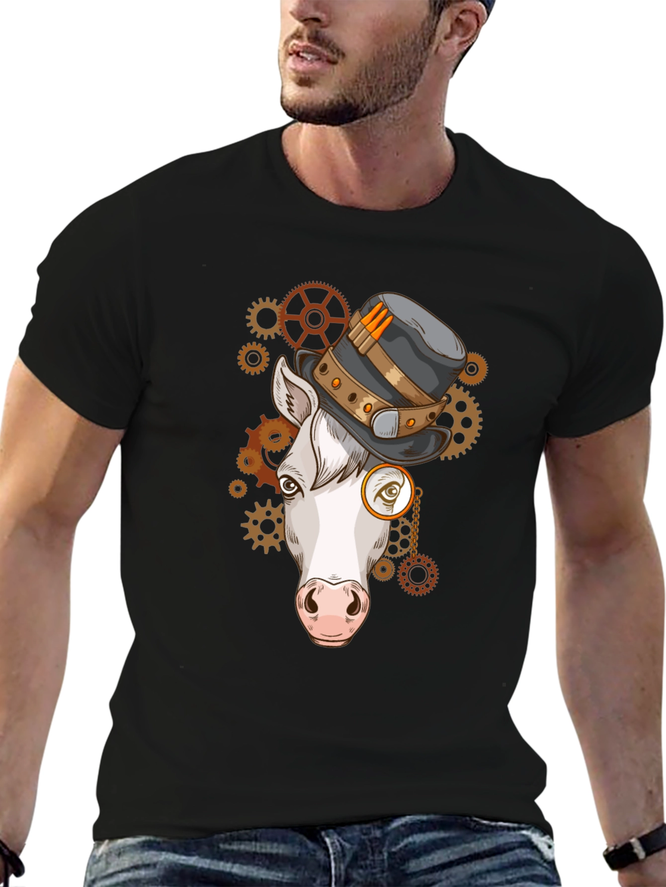 Steampunk Horse T-Shirt - Gears & Gadgets