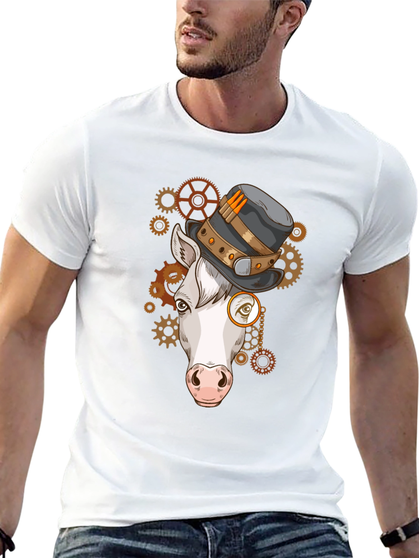 Steampunk Horse T-Shirt - Gears & Gadgets