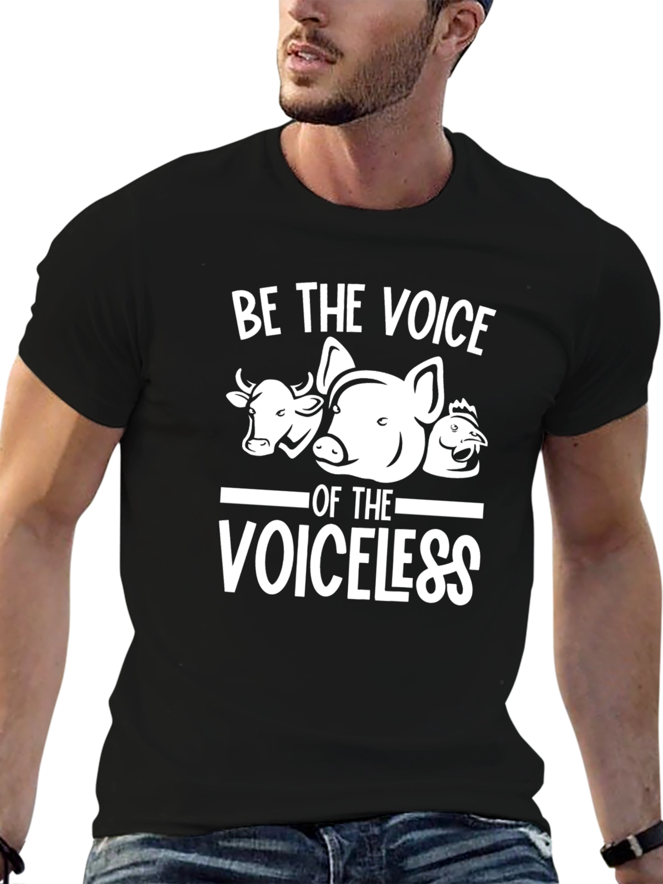 Be The Voice T-Shirt - Vegan Animal Rights Tee