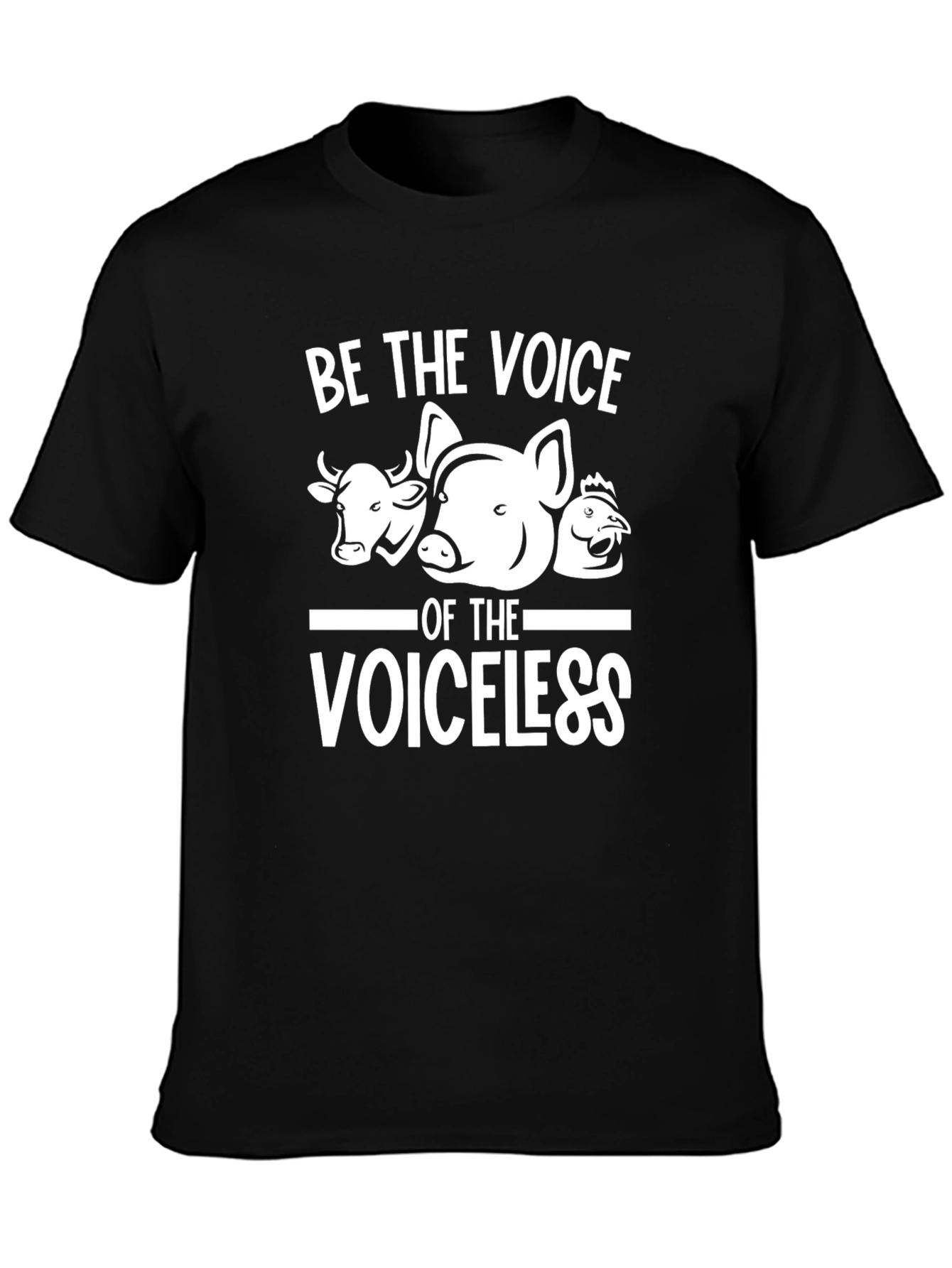 Be The Voice T-Shirt - Vegan Animal Rights Tee
