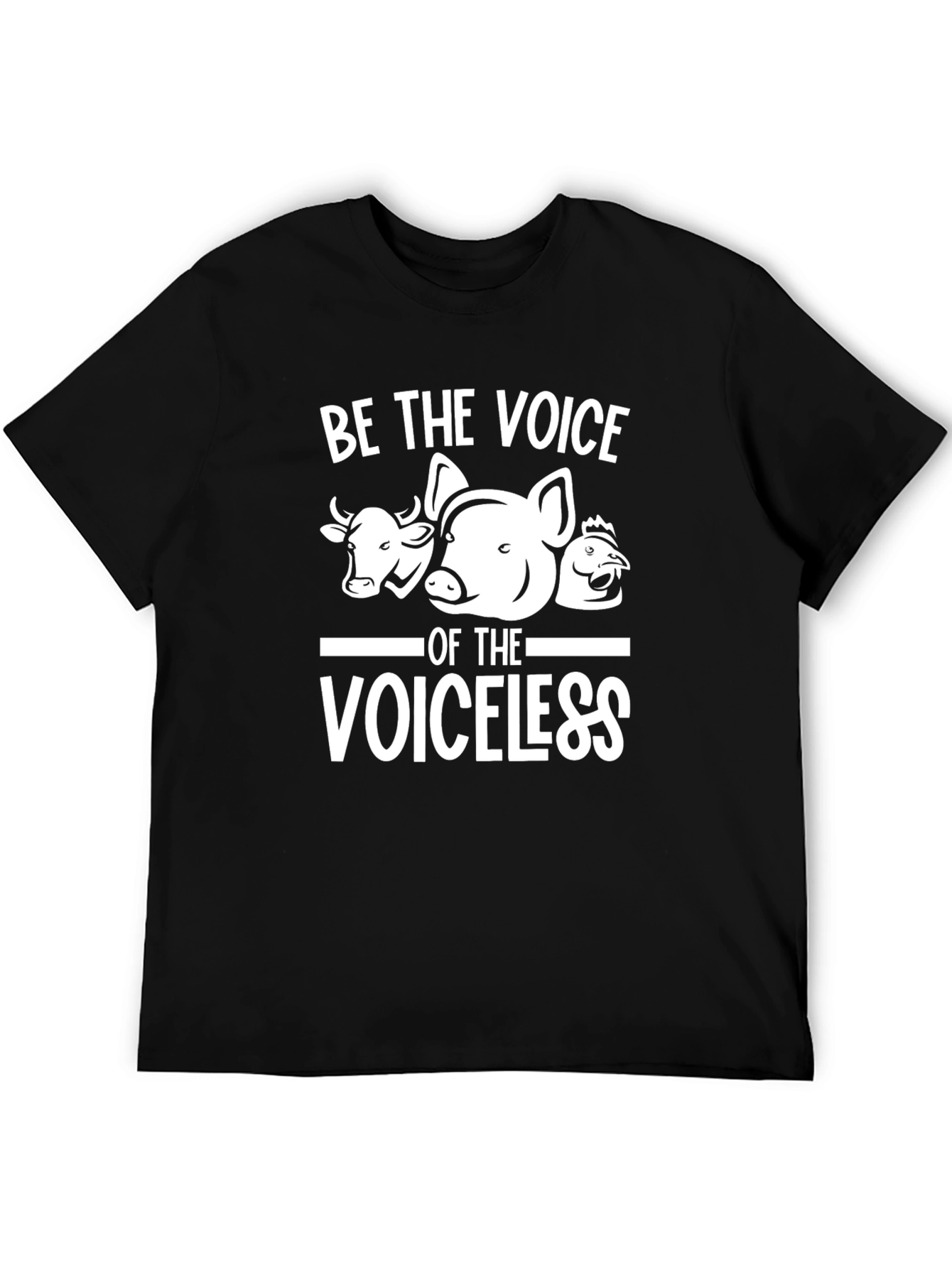 Be The Voice T-Shirt - Vegan Animal Rights Tee