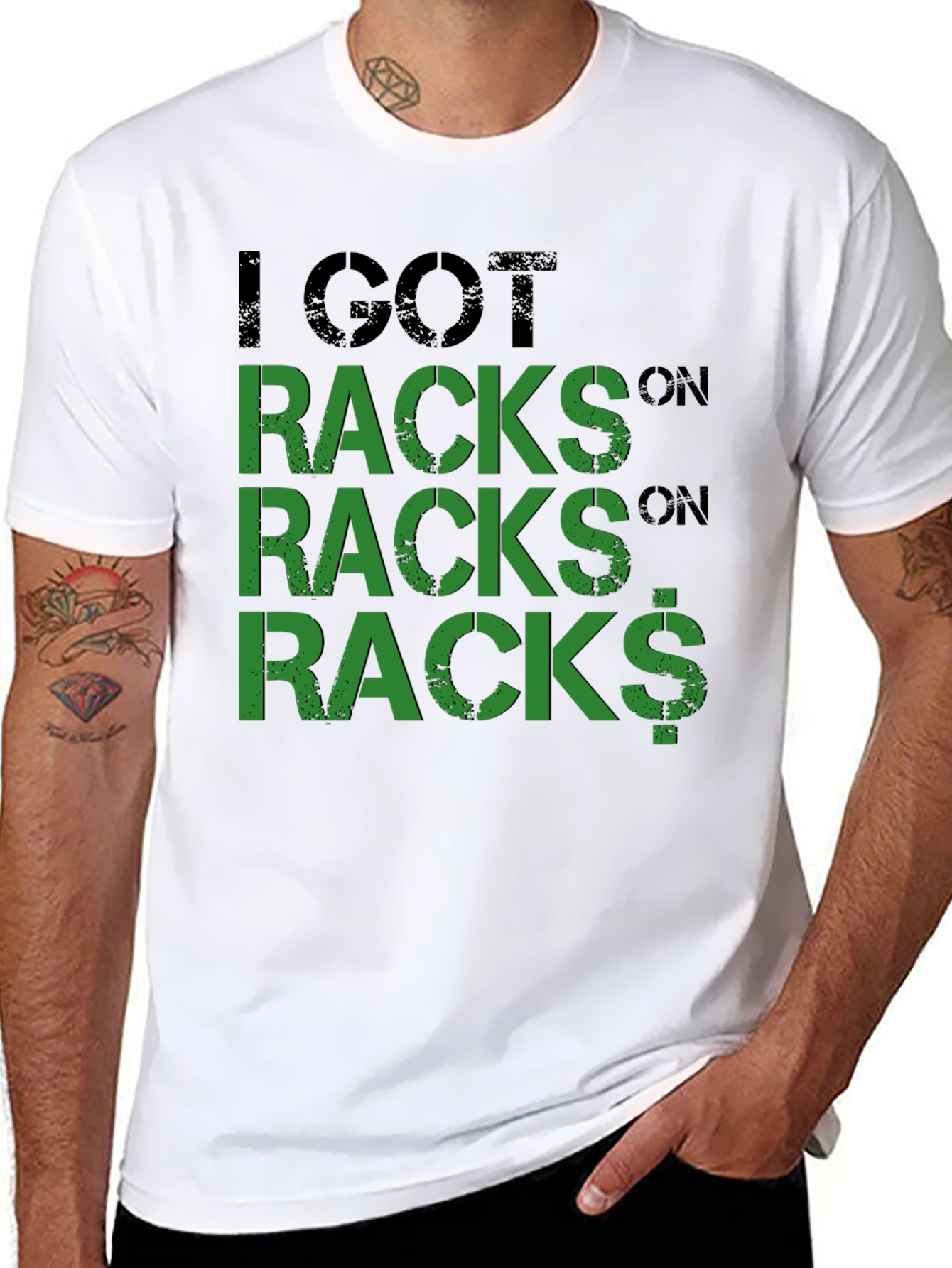 I Got Racks On Racks Graphic T-Shirt