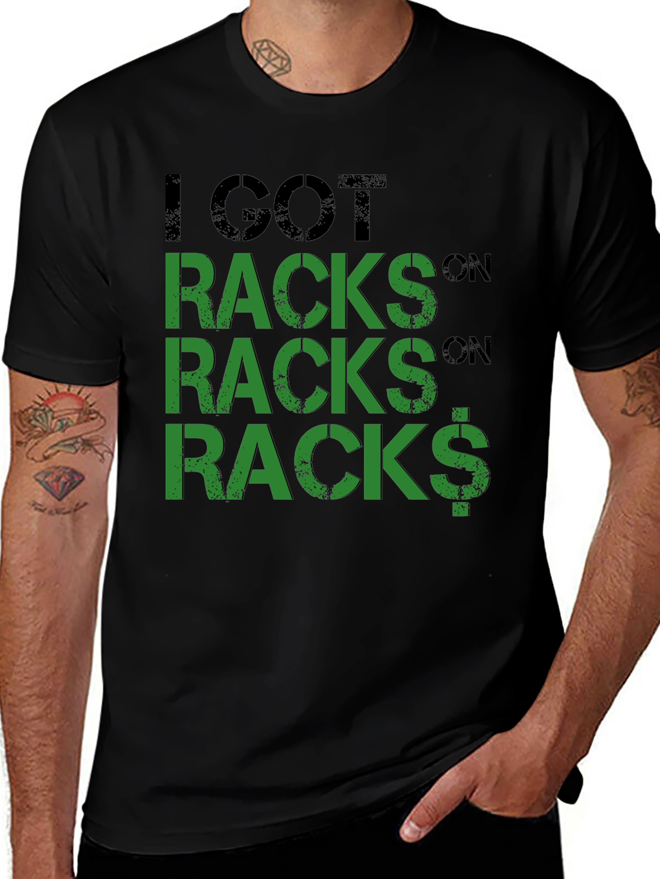 I Got Racks On Racks Graphic T-Shirt