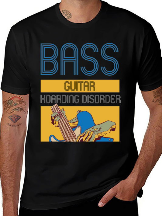 Bass Guitar Hoarding Disorder Graphic Tee