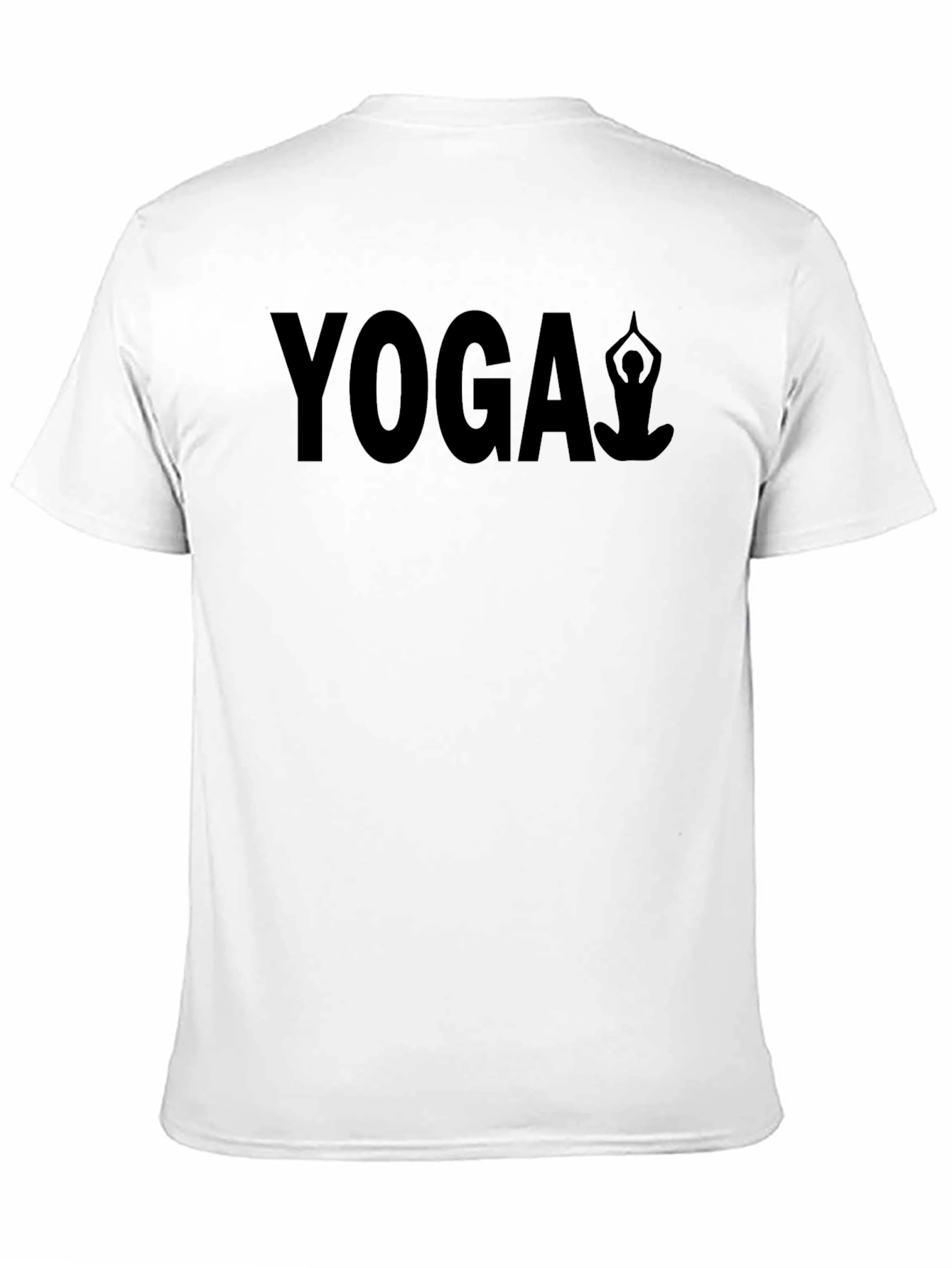 Yoga Graphic Black T-Shirt Relaxed Fit