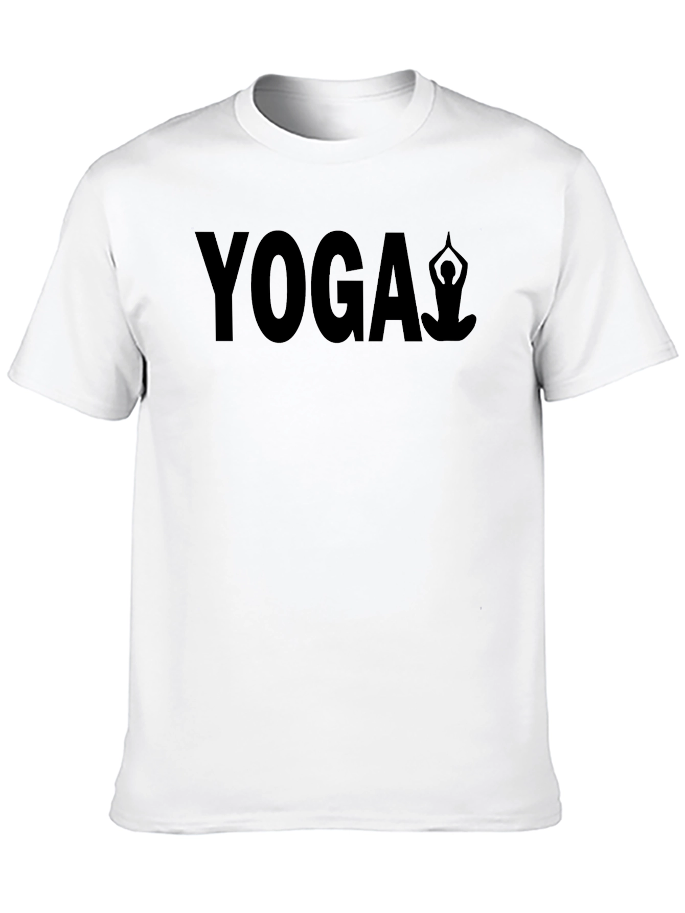 Yoga Graphic Black T-Shirt Relaxed Fit