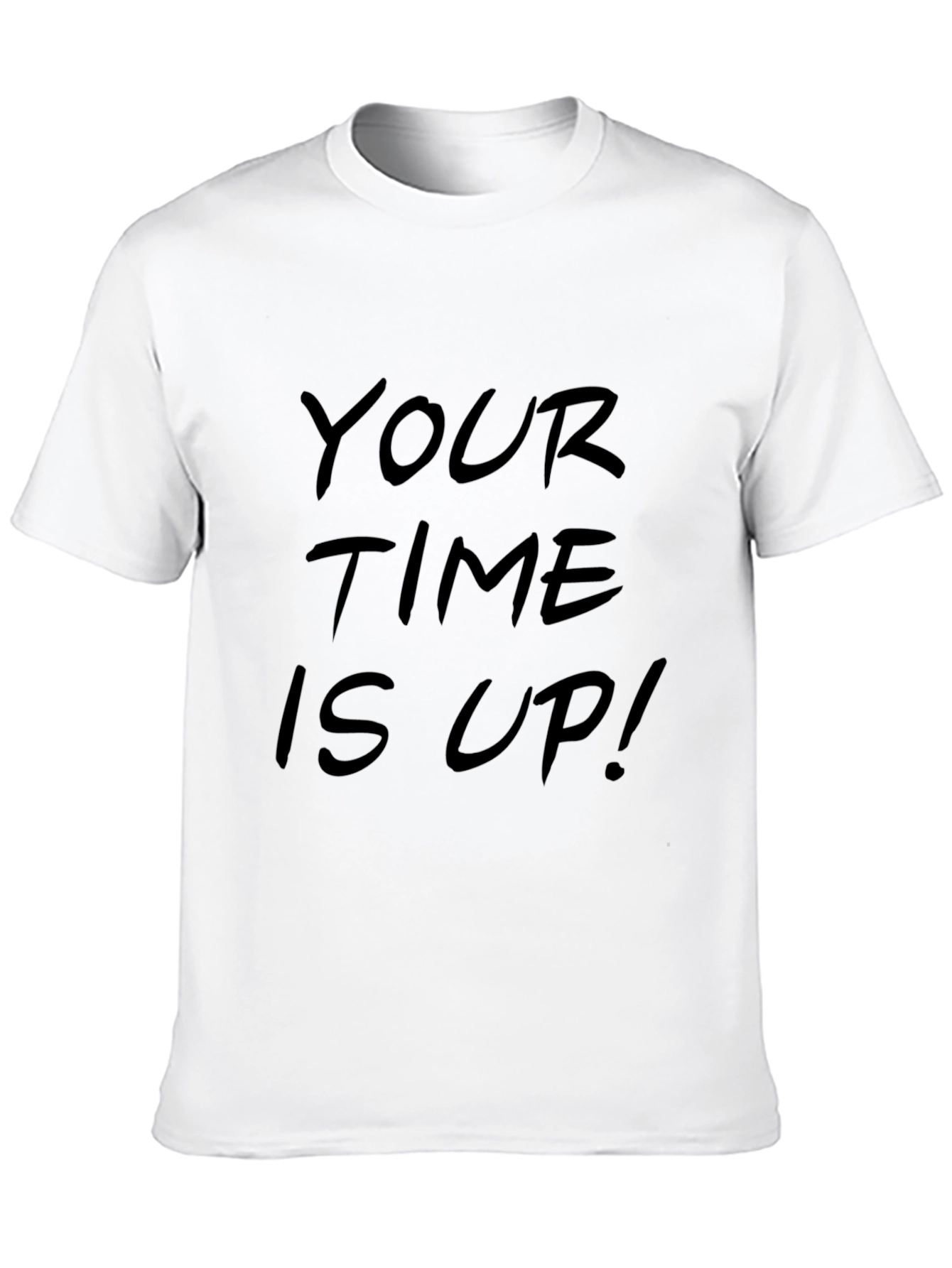 Your Time Is Up! Graphic Tee - Black