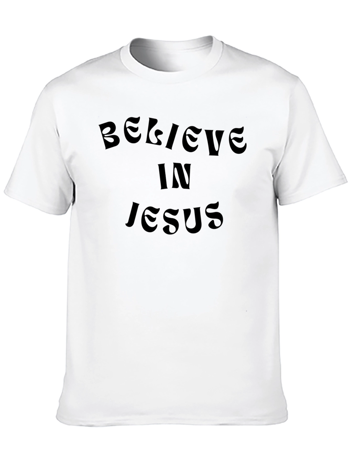 Believe In Jesus Black T-Shirt