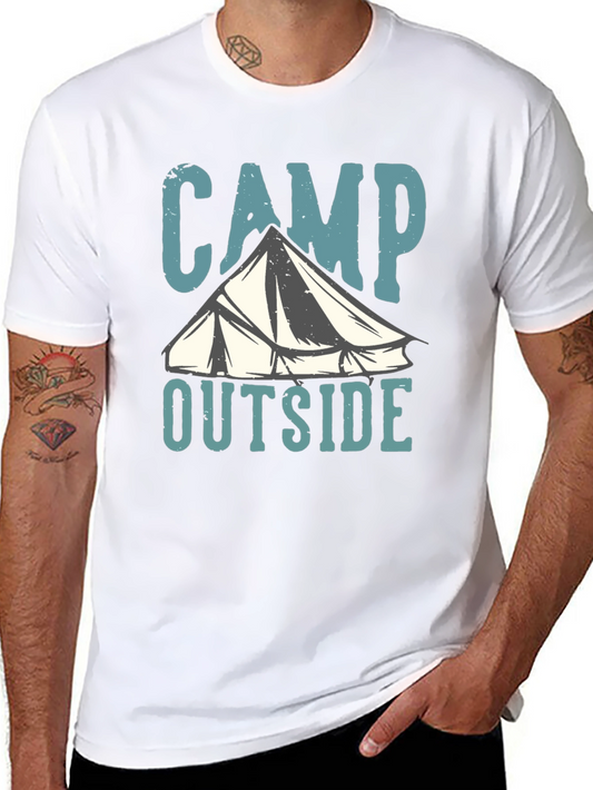 Camp Outside T-Shirt - Adventure Awaits