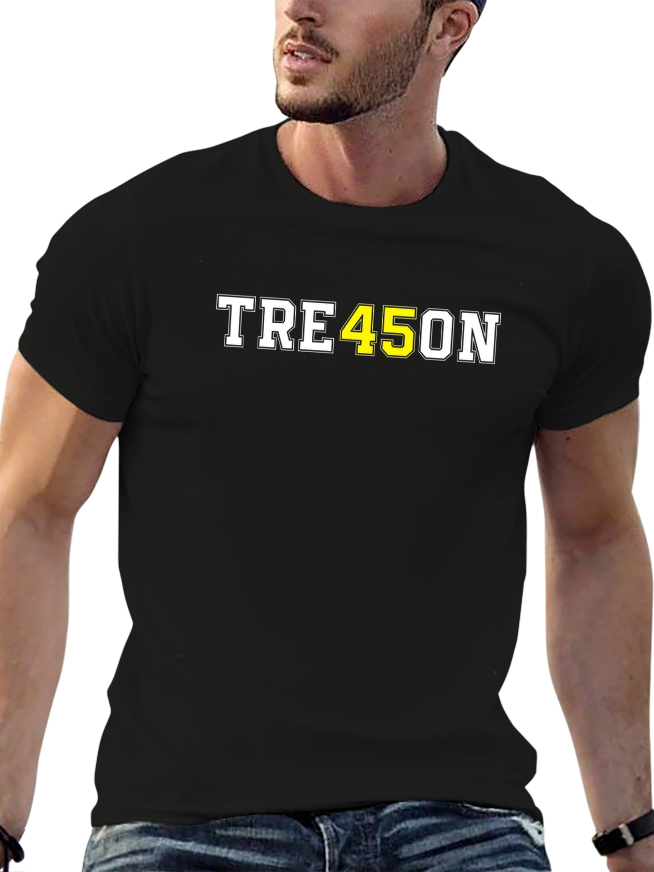 TRE45ON Graphic Tee - Political Statement Shirt