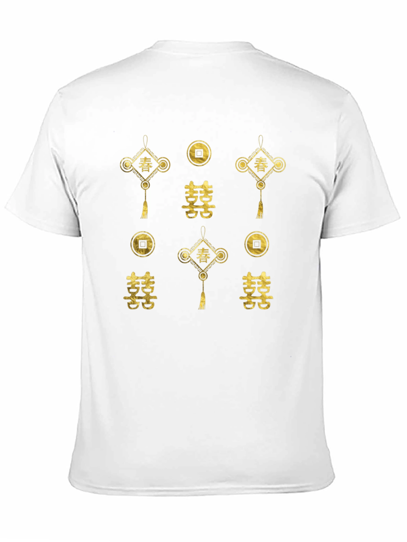 Chinese Knot Lucky Symbol Graphic Tee