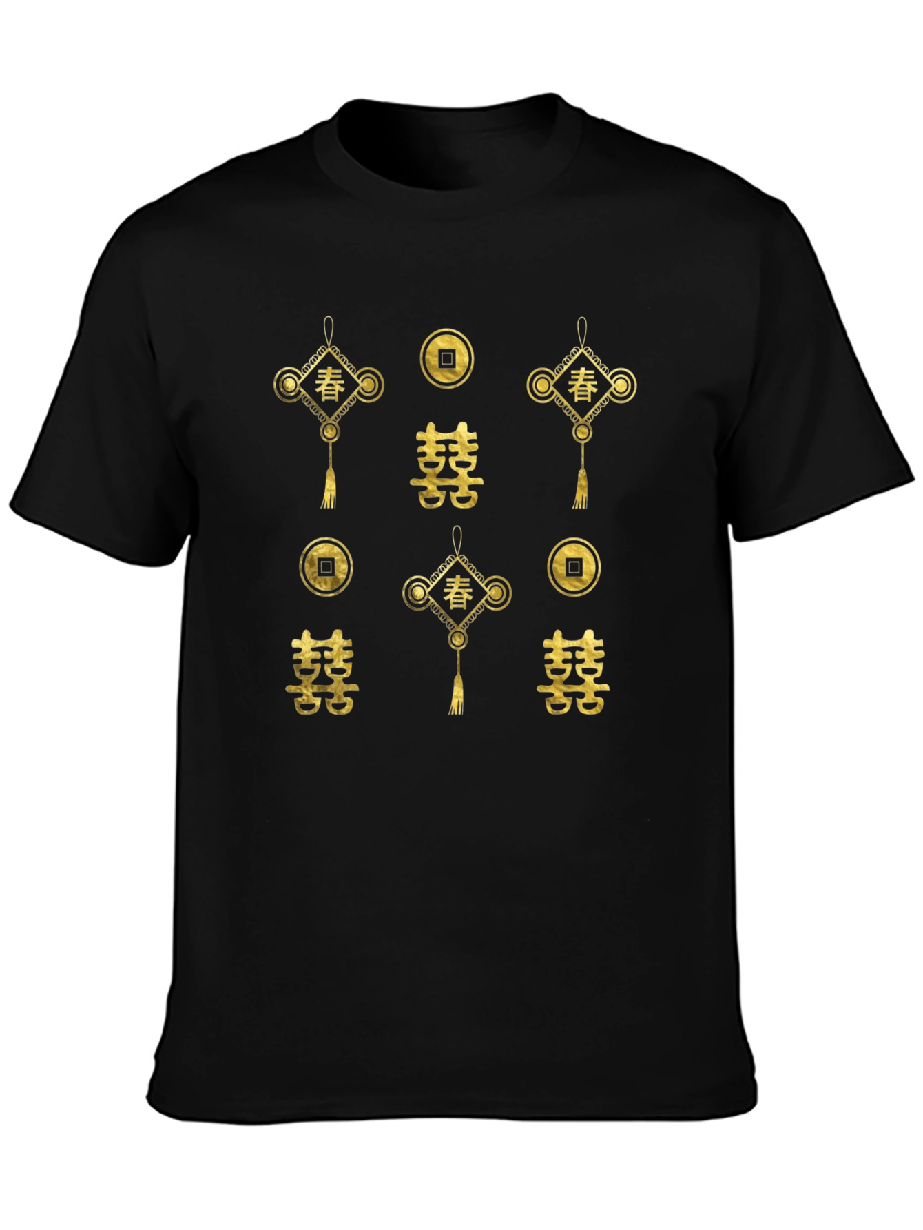 Chinese Knot Lucky Symbol Graphic Tee