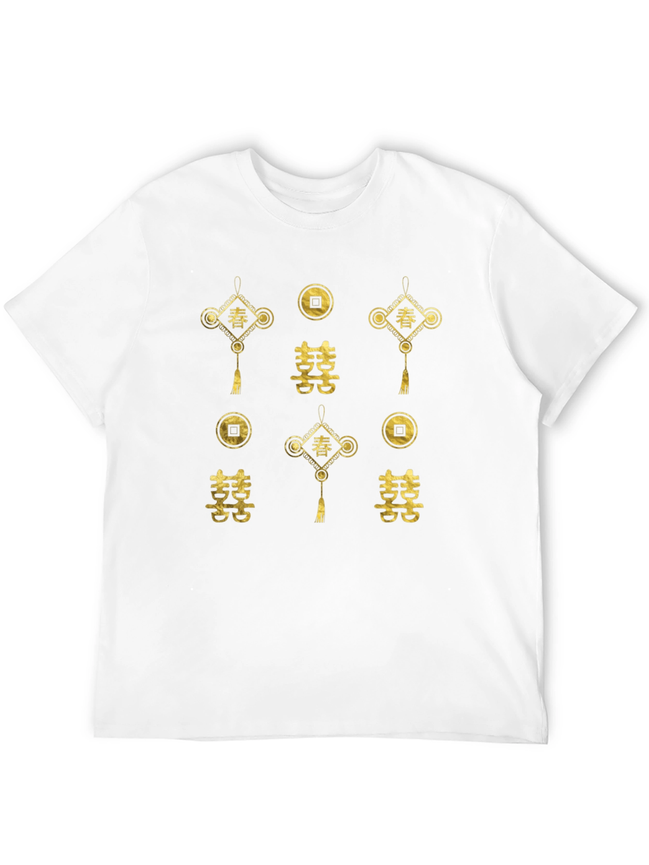 Chinese Knot Lucky Symbol Graphic Tee