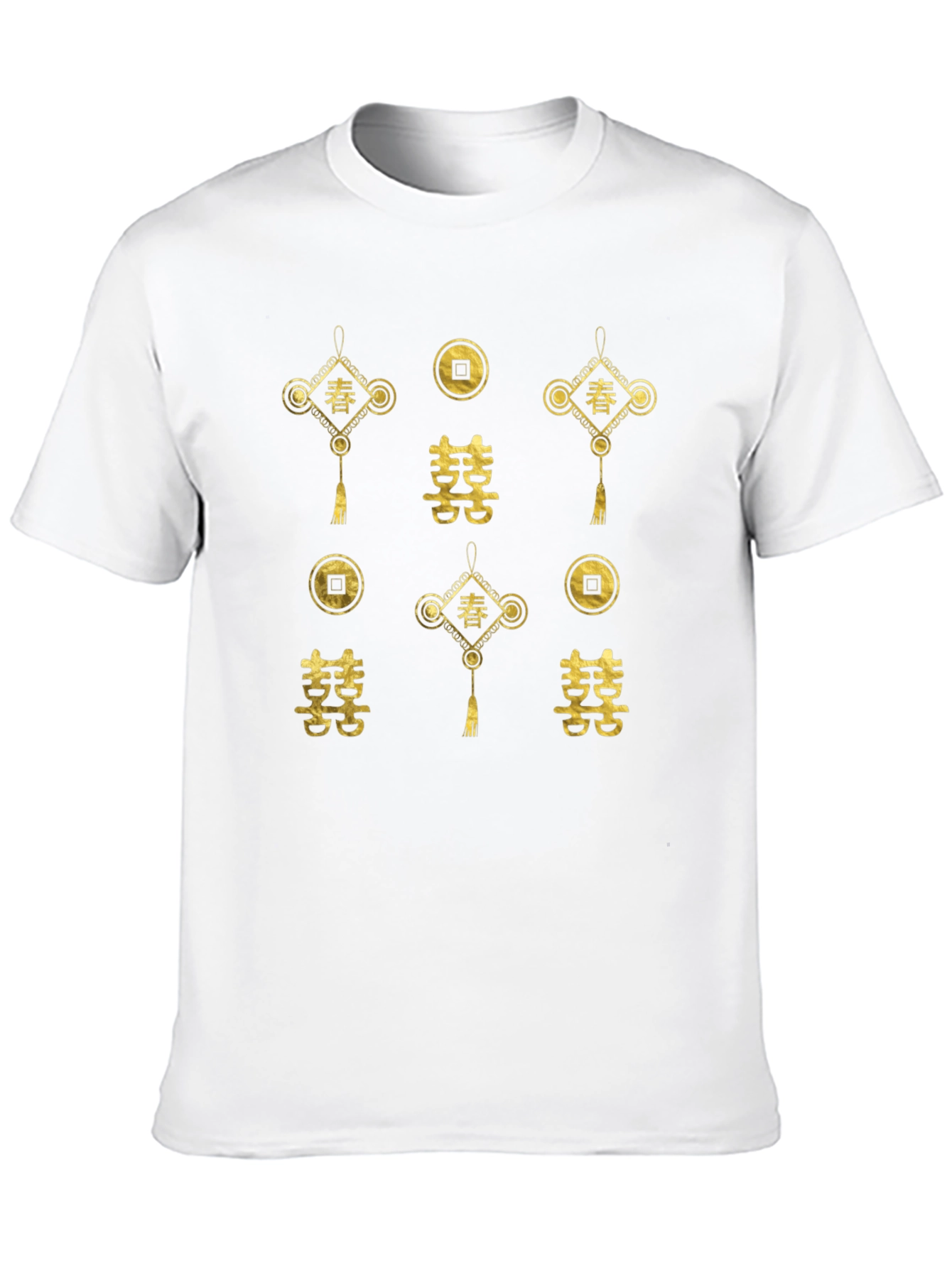 Chinese Knot Lucky Symbol Graphic Tee
