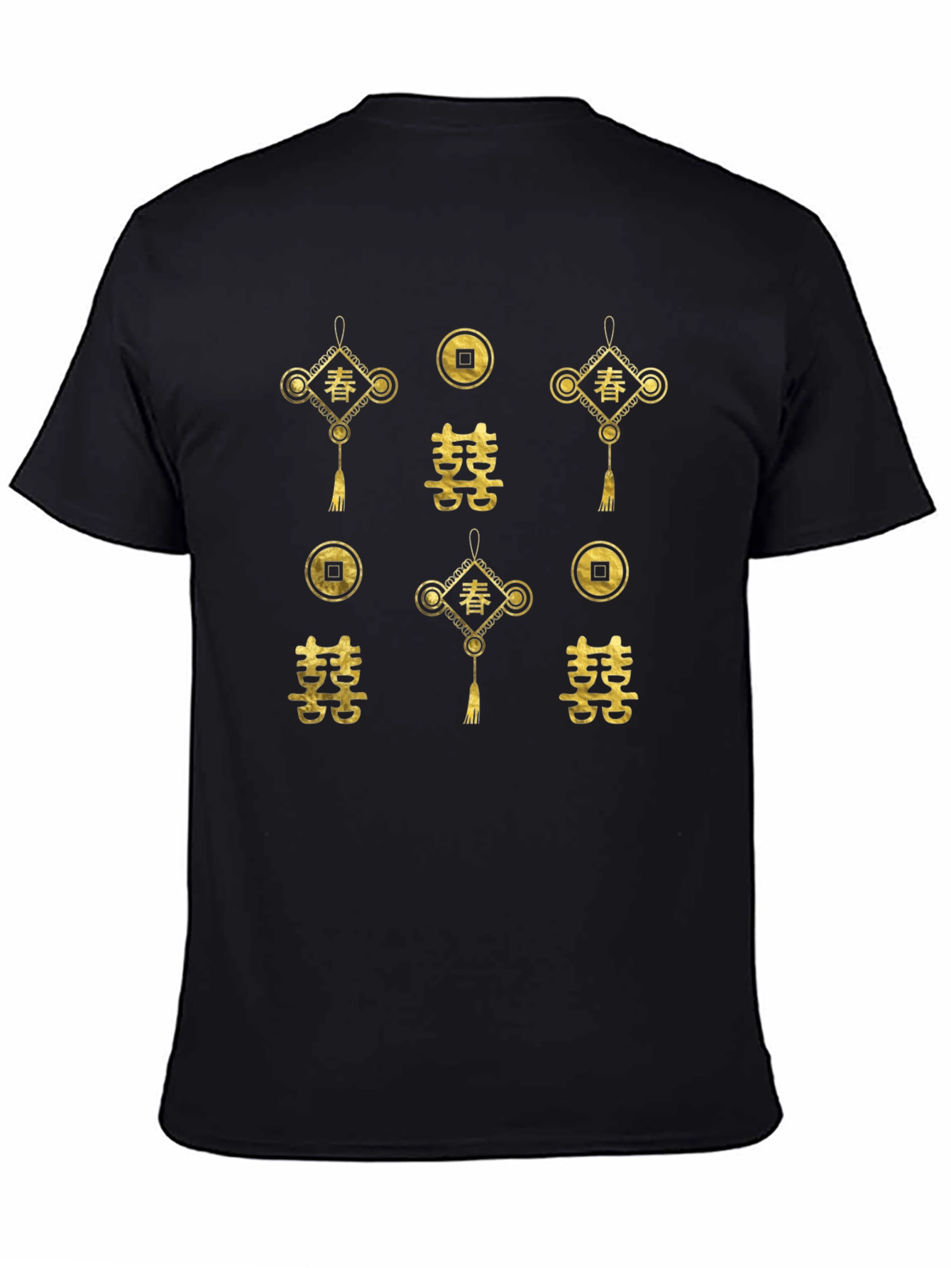 Chinese Knot Lucky Symbol Graphic Tee