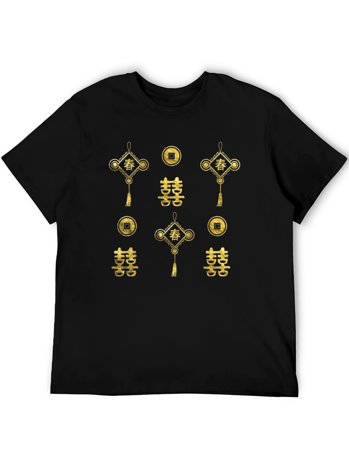 Chinese Knot Lucky Symbol Graphic Tee