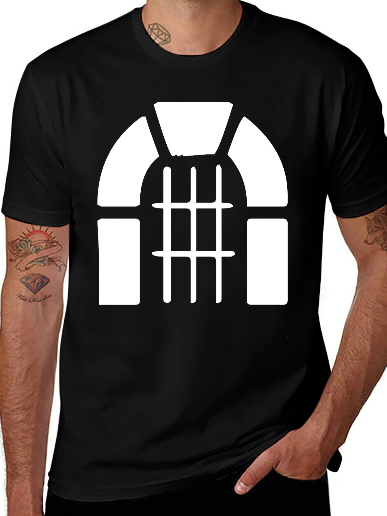 Jukebox Graphic T-Shirt - Retro Music Style