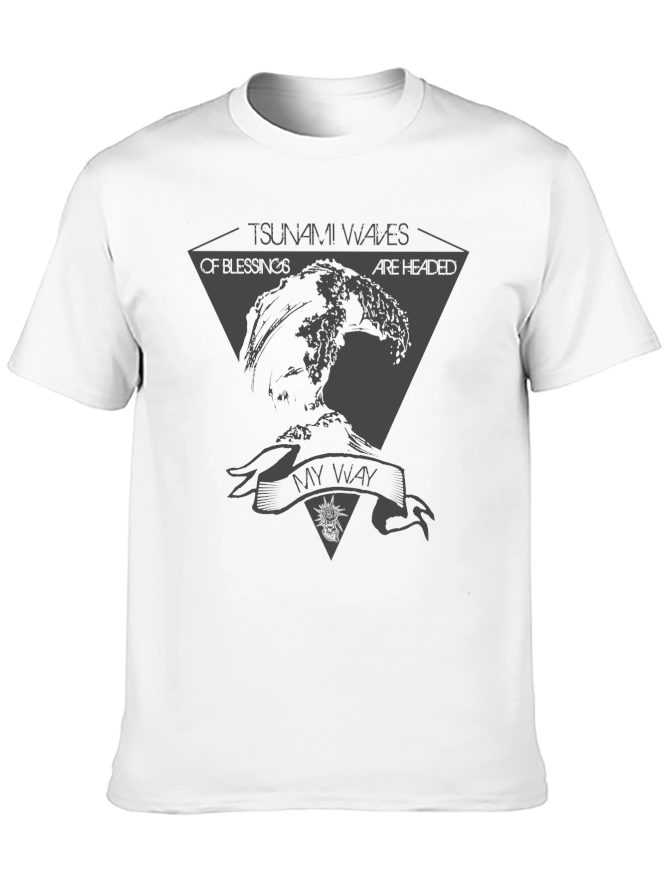 Tsunami Waves Blessings Graphic Tee