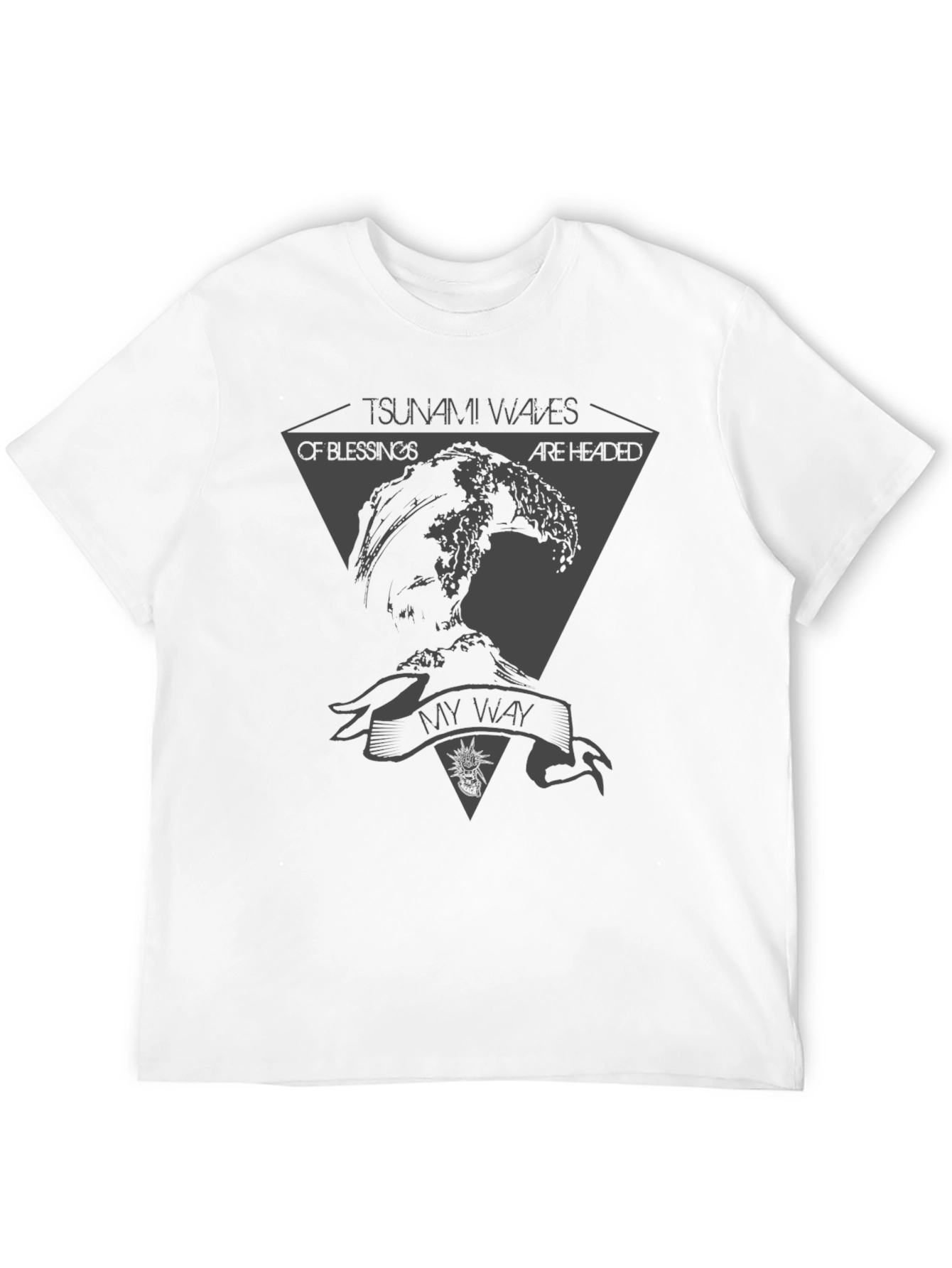 Tsunami Waves Blessings Graphic Tee