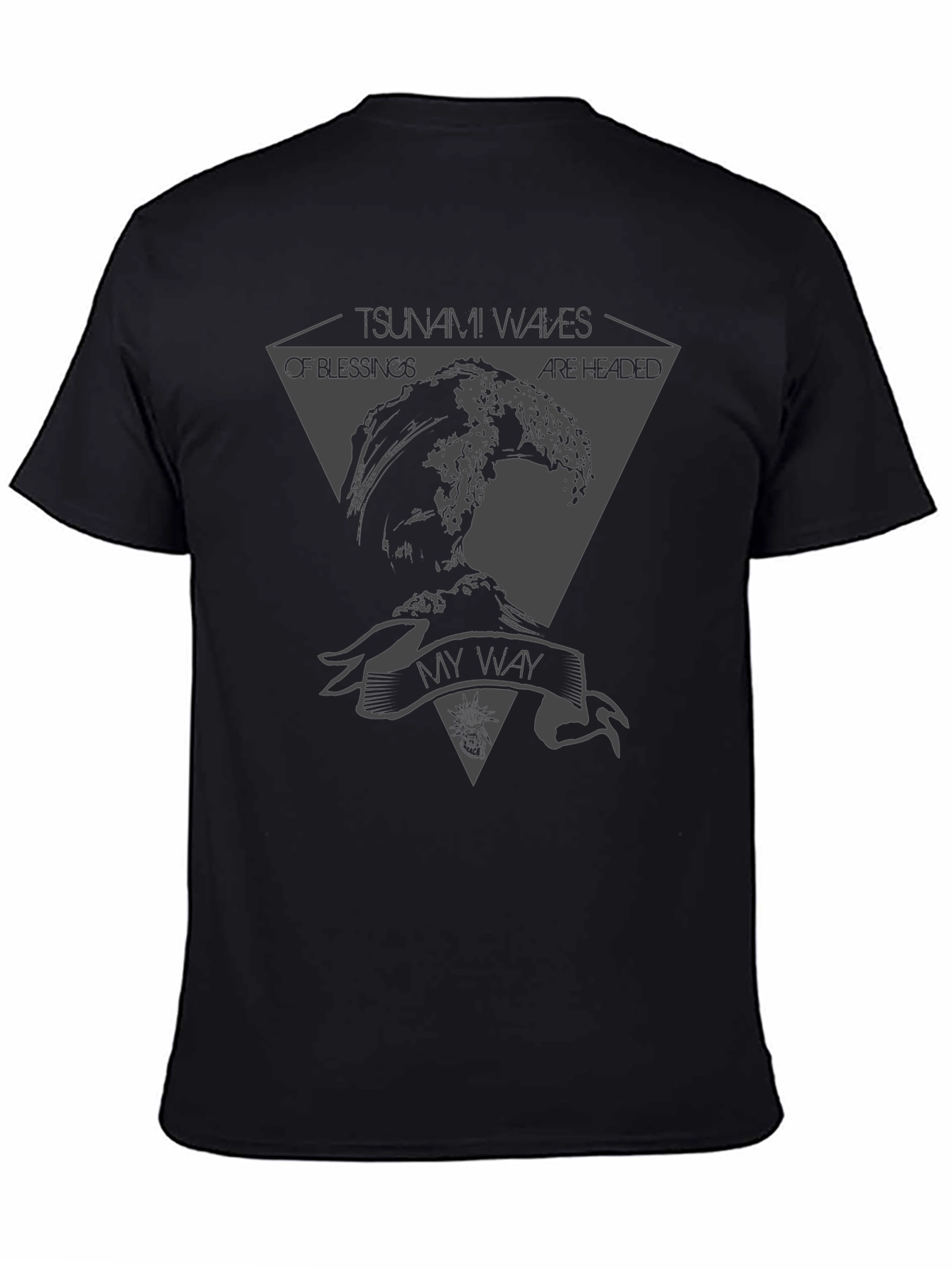 Tsunami Waves Blessings Graphic Tee