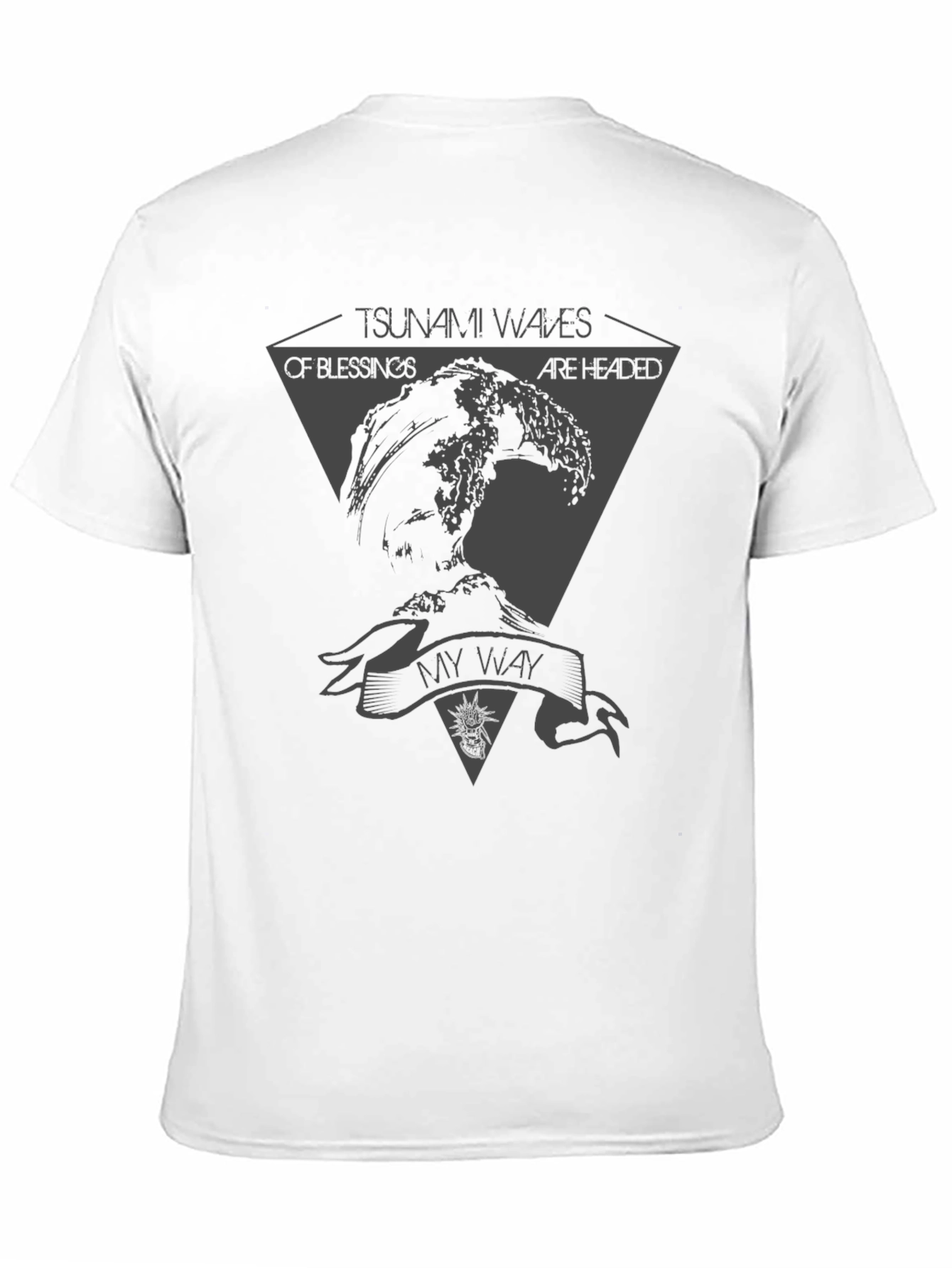 Tsunami Waves Blessings Graphic Tee