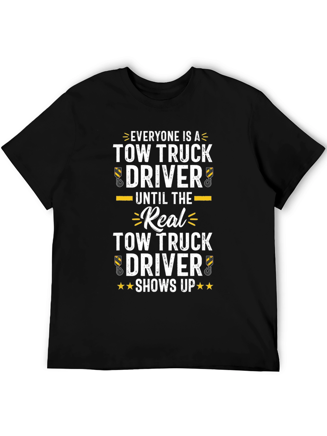 Tow Truck Driver Novelty Graphic T-Shirt