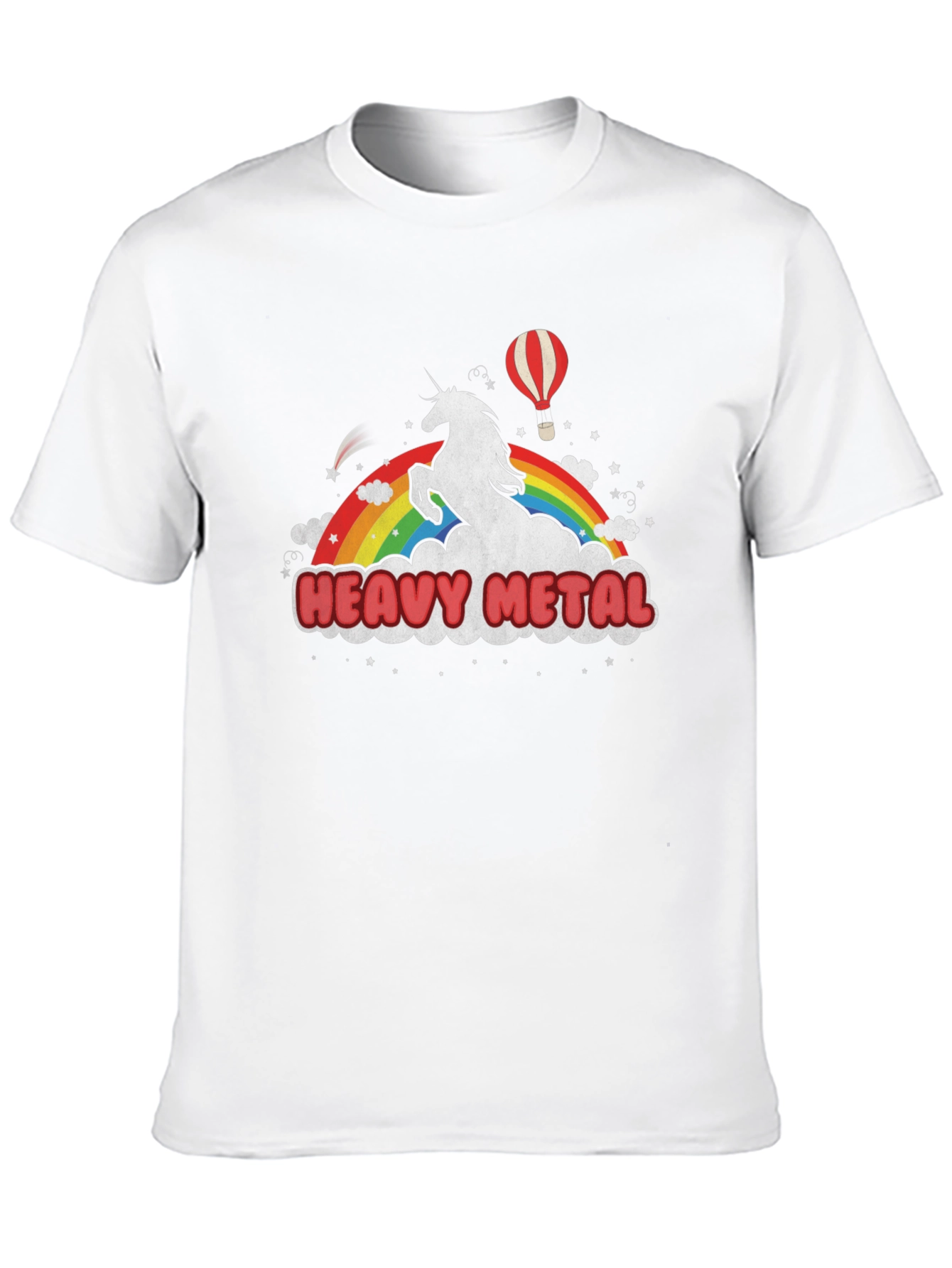 Heavy Metal Unicorn Rainbow T-Shirt