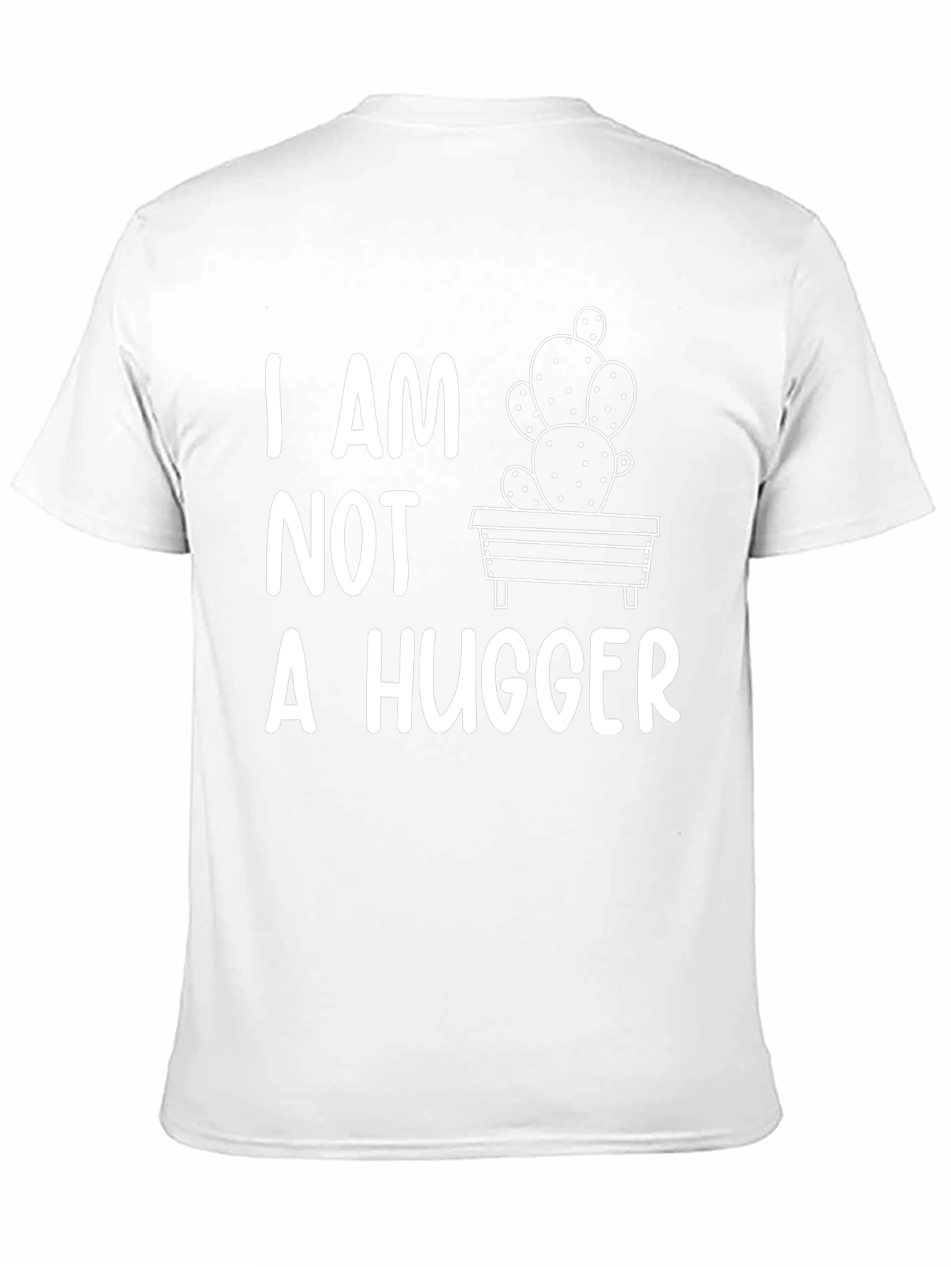 I Am Not A Hugger Cactus Graphic T-Shirt