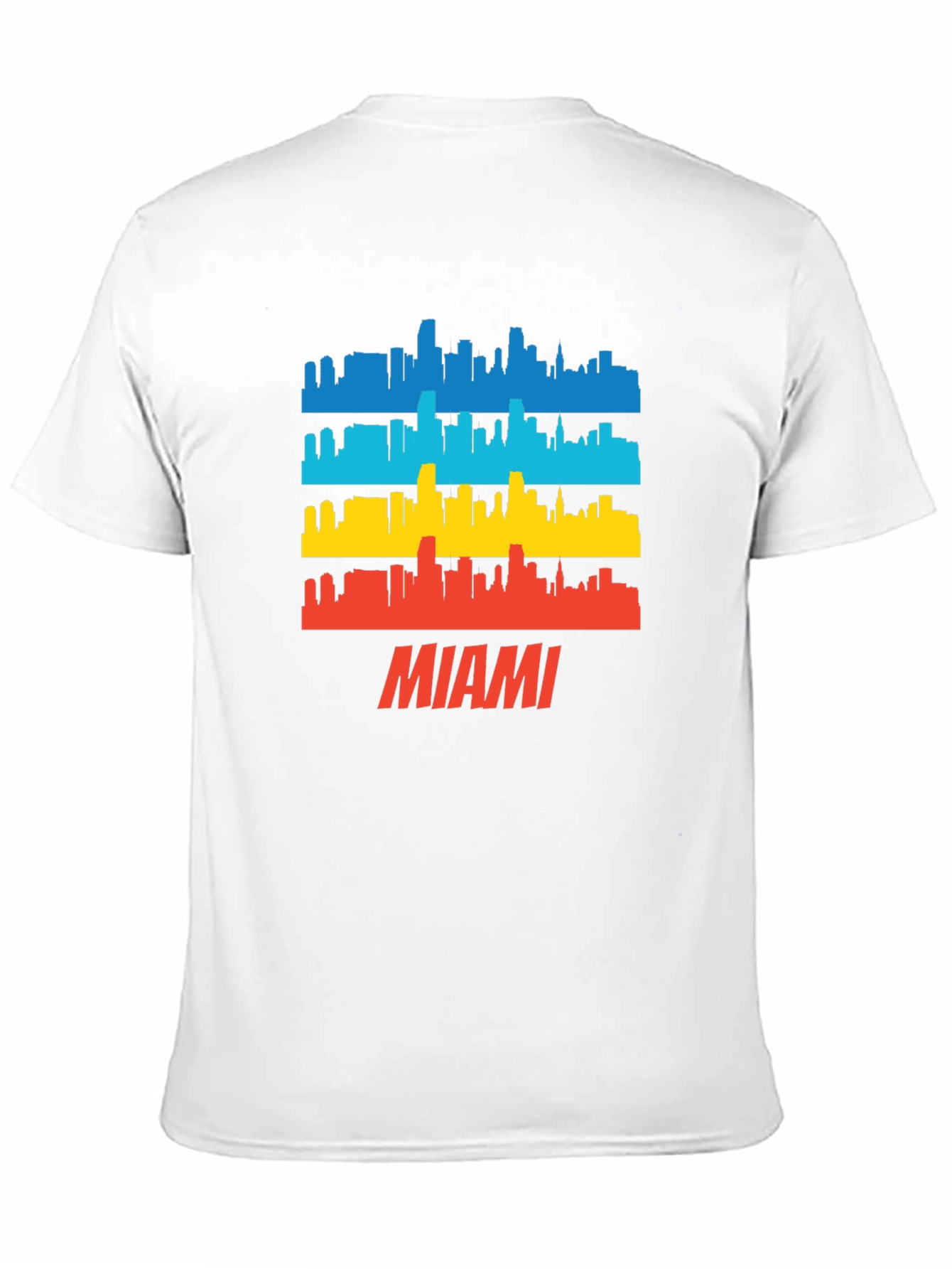 Miami Skyline T-Shirt - Cityscape Graphic Tee