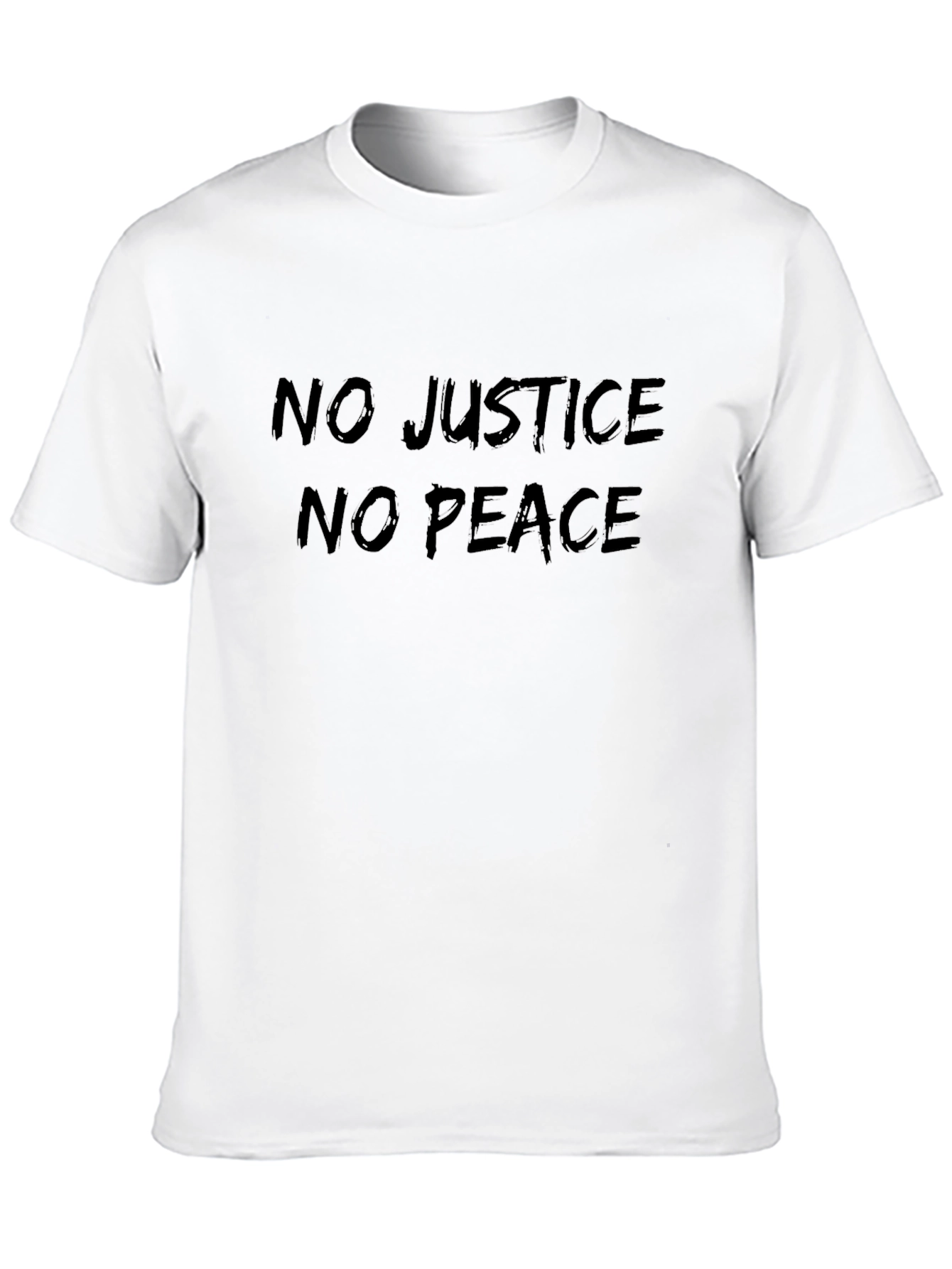 No Justice No Peace Graphic Tee - Black