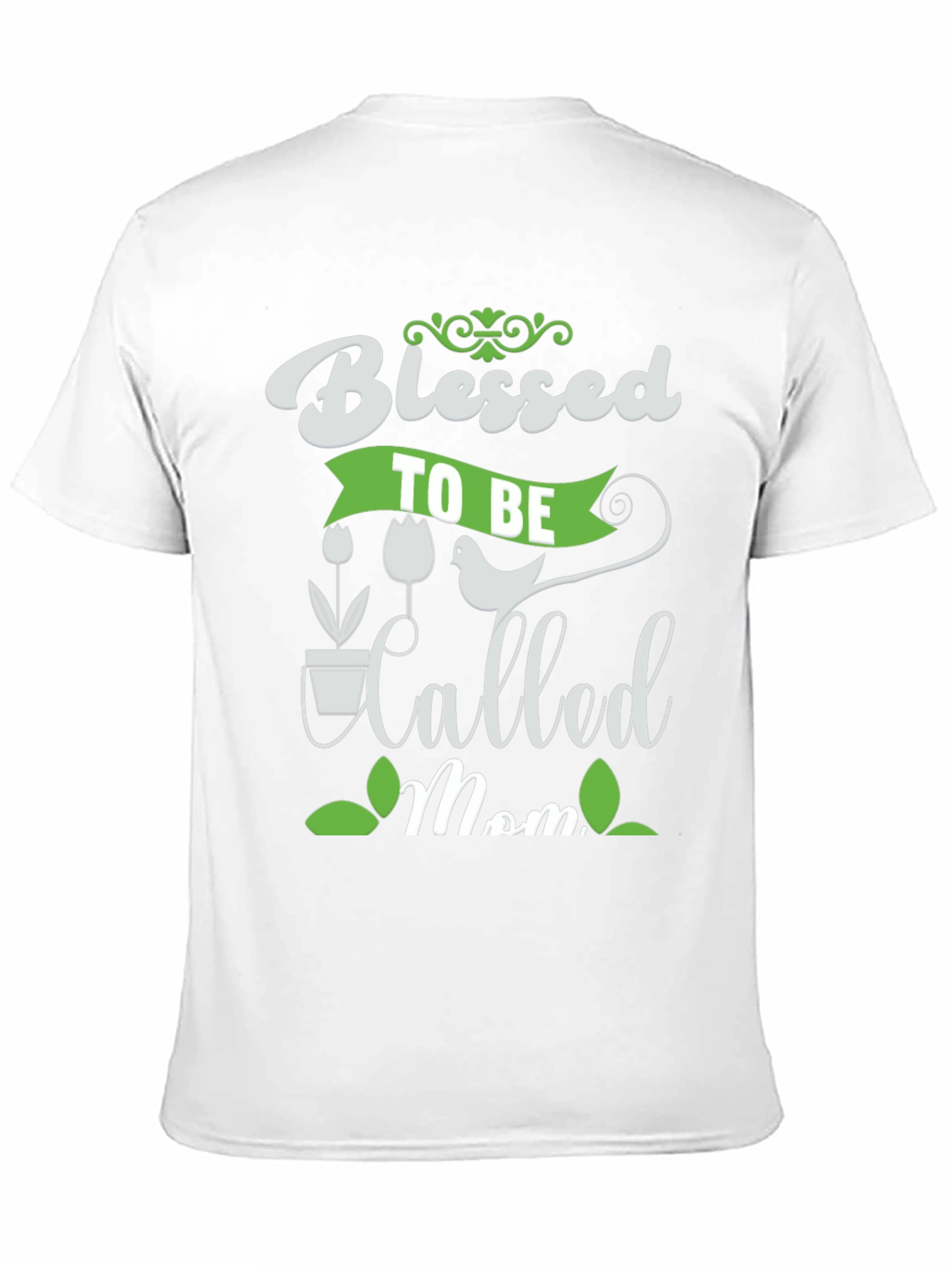 Blessed to be Called Mom Black Graphic Tee