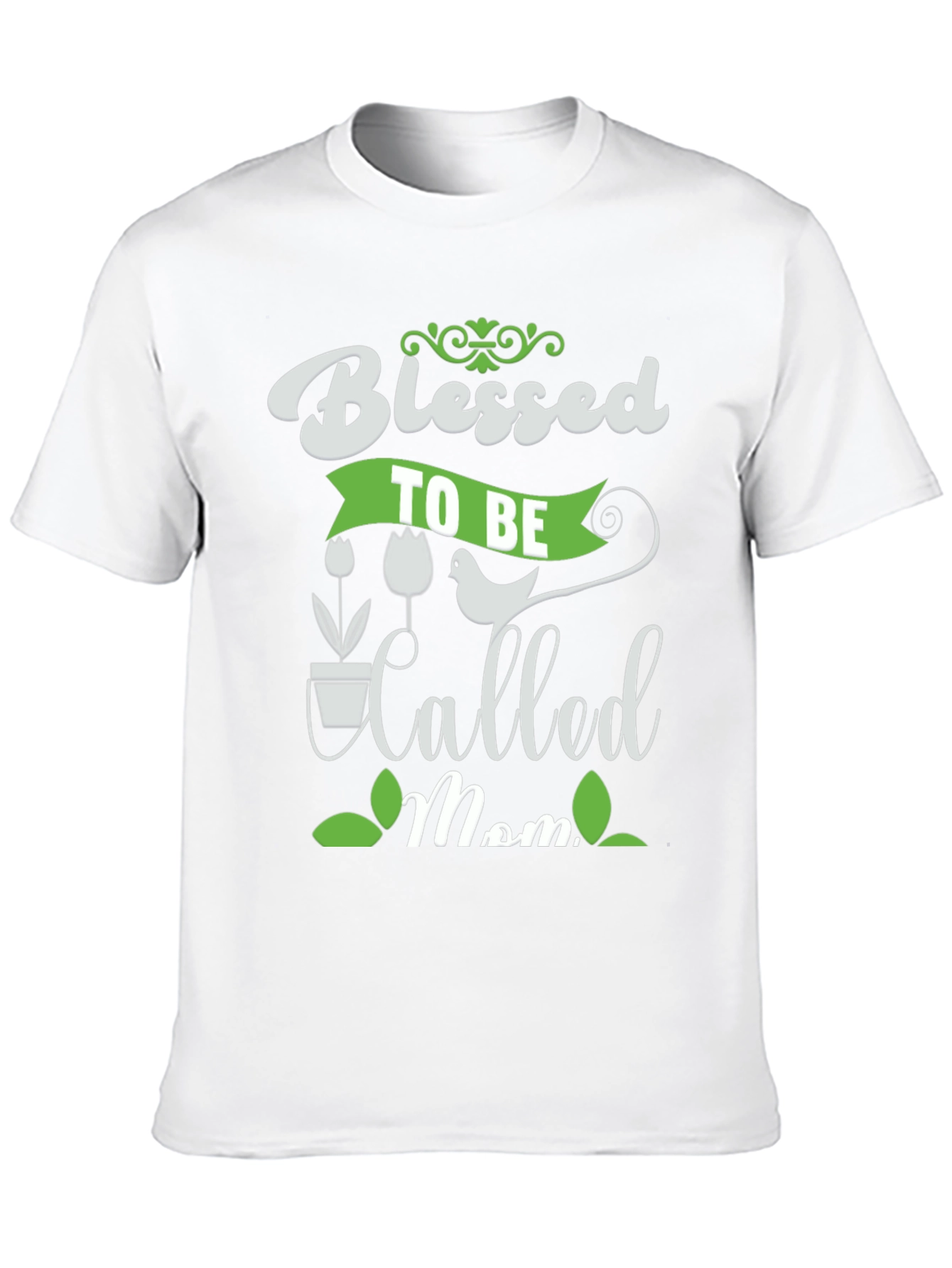 Blessed to be Called Mom Black Graphic Tee